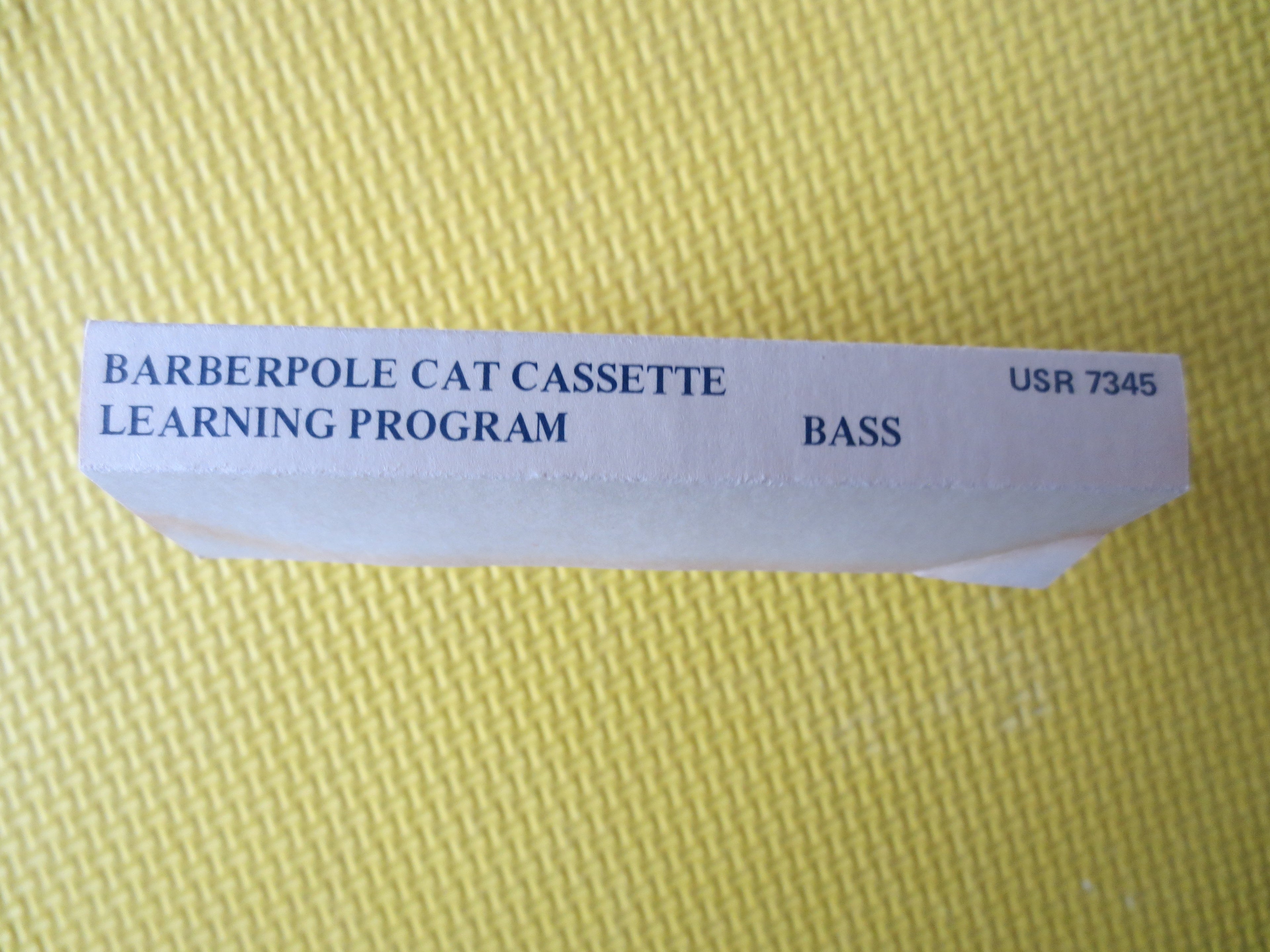 Barberpole Cat Learning Program – Bass Cassette