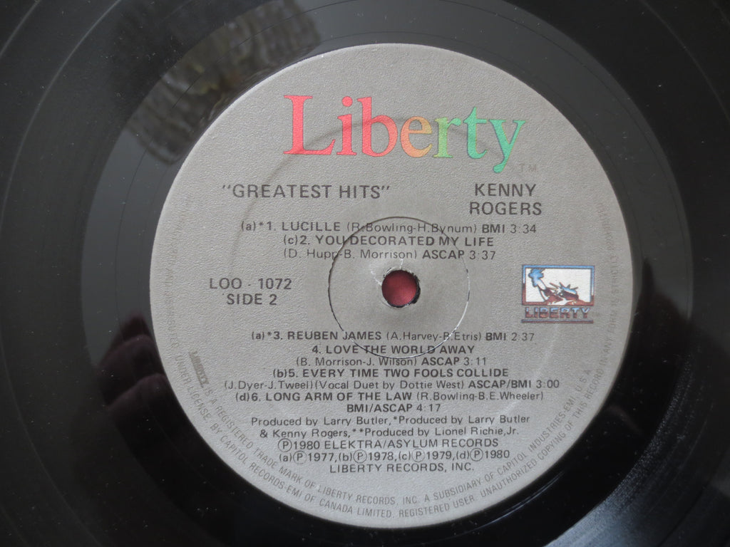 Kenny Rogers – Greatest Hits (1980) Vinyl LP