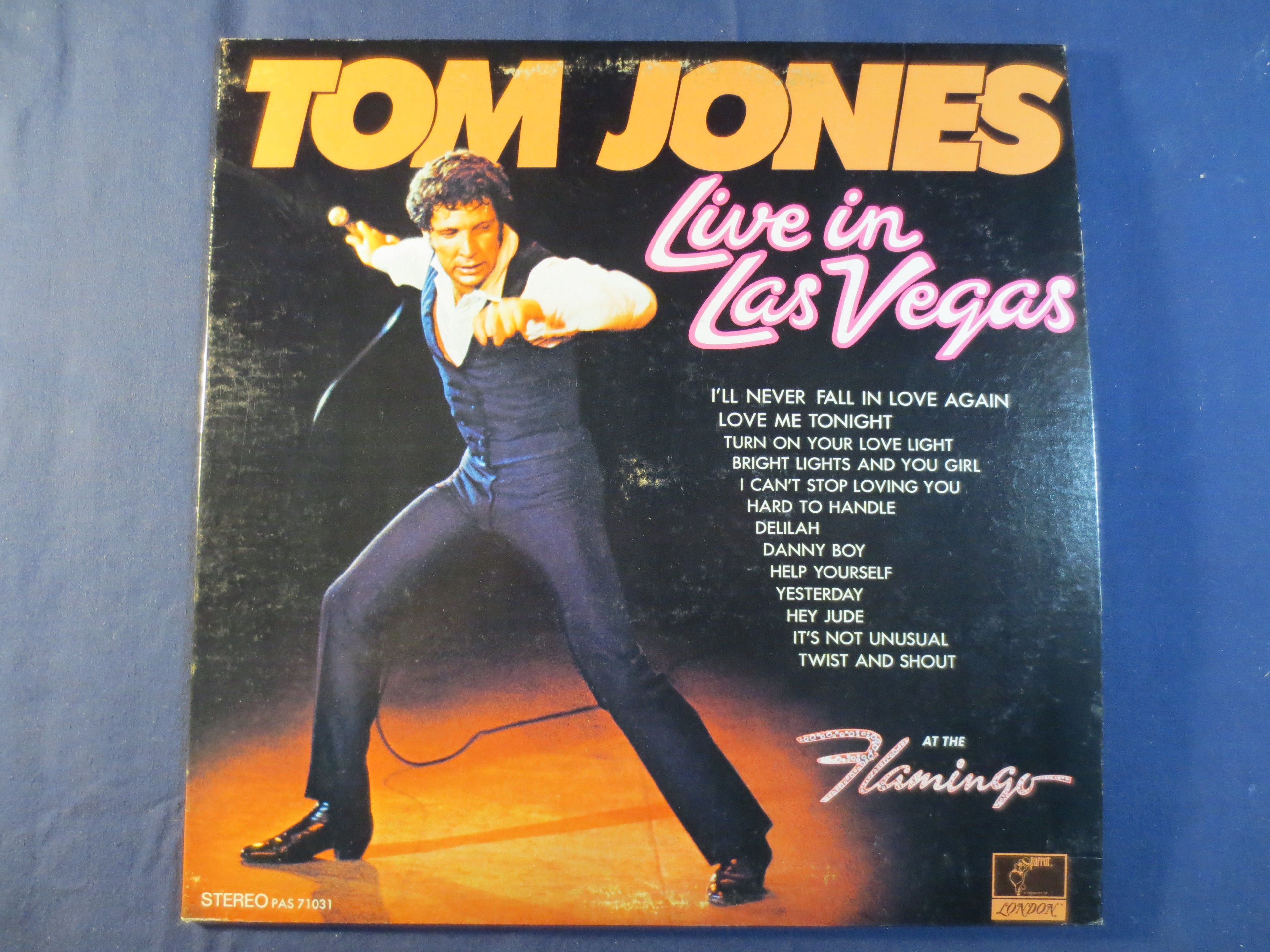 Tom Jones – Live in Las Vegas (1969) Vinyl LP