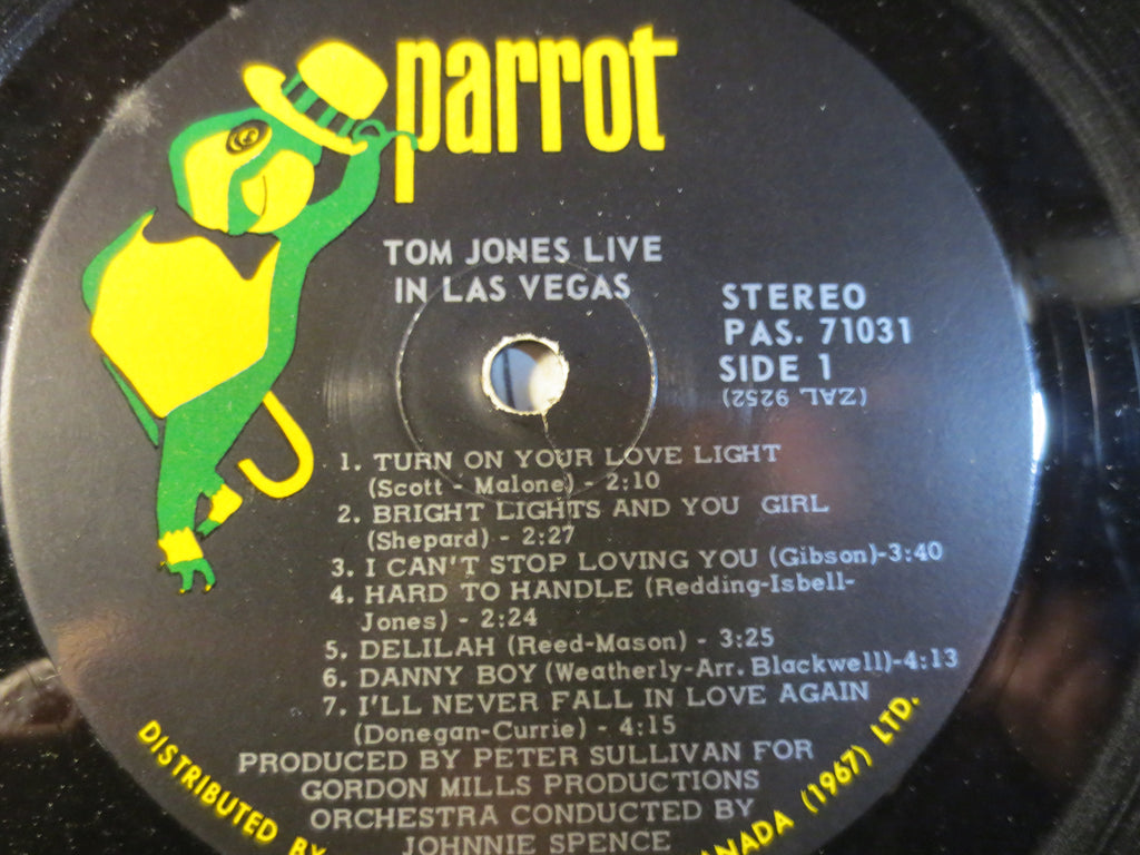 Tom Jones – Live in Las Vegas (1969) Vinyl LP