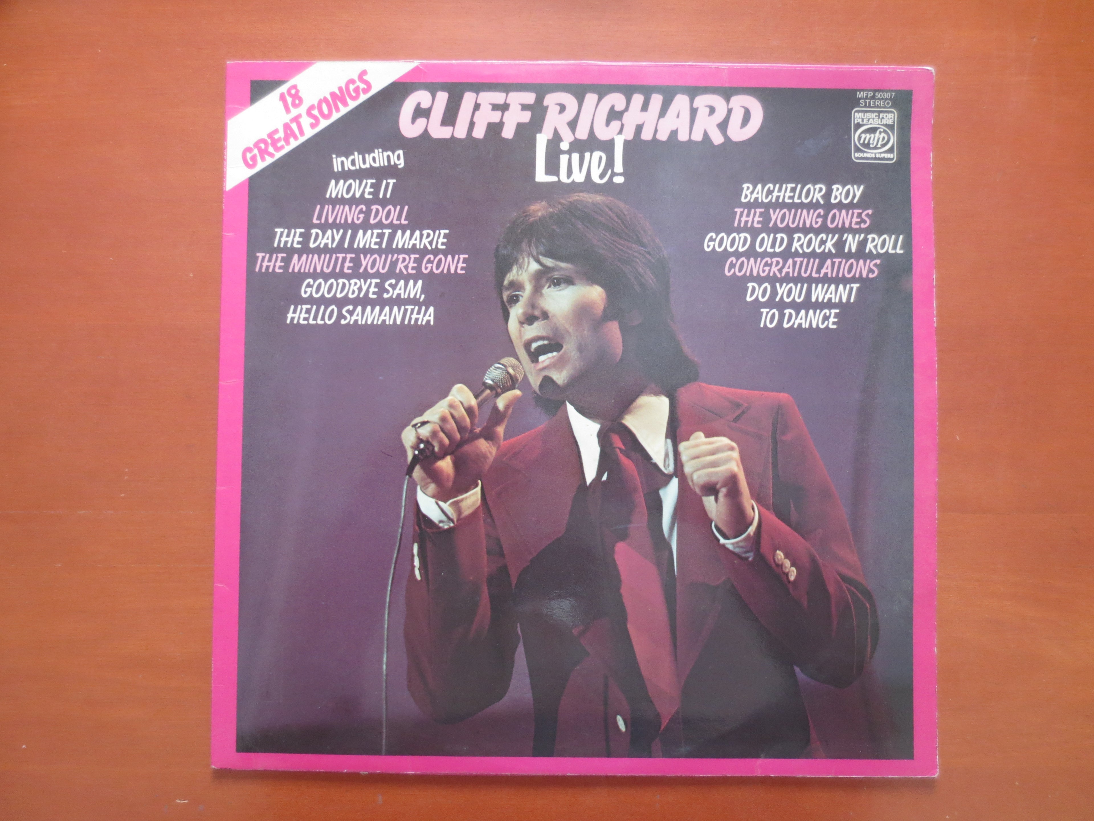 Cliff Richard – Cliff Richard Live (1972) Vinyl LP