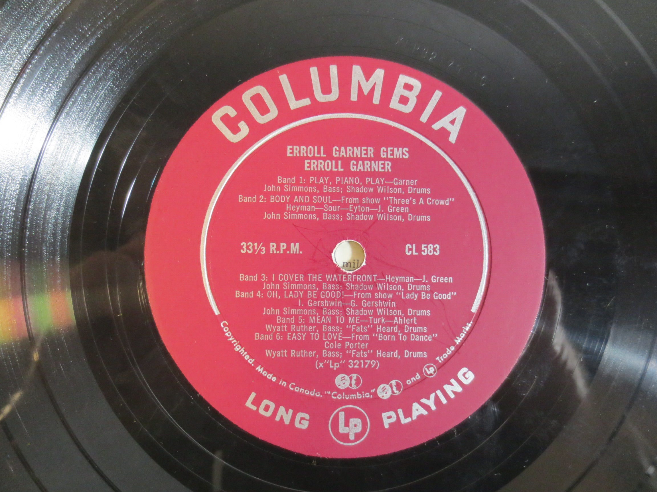 Erroll Garner – Gems (1955) Vinyl LP