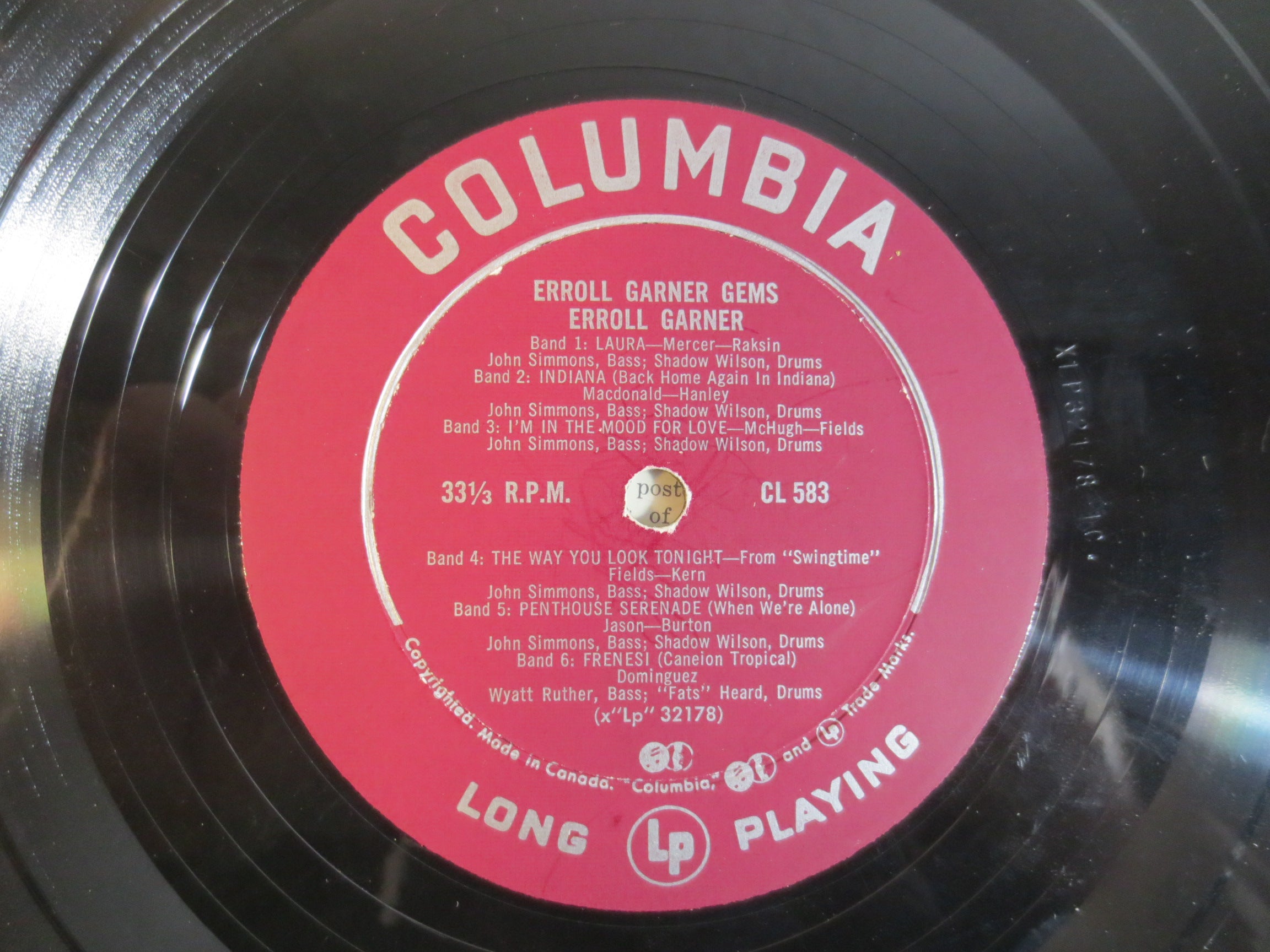 Erroll Garner – Gems (1955) Vinyl LP