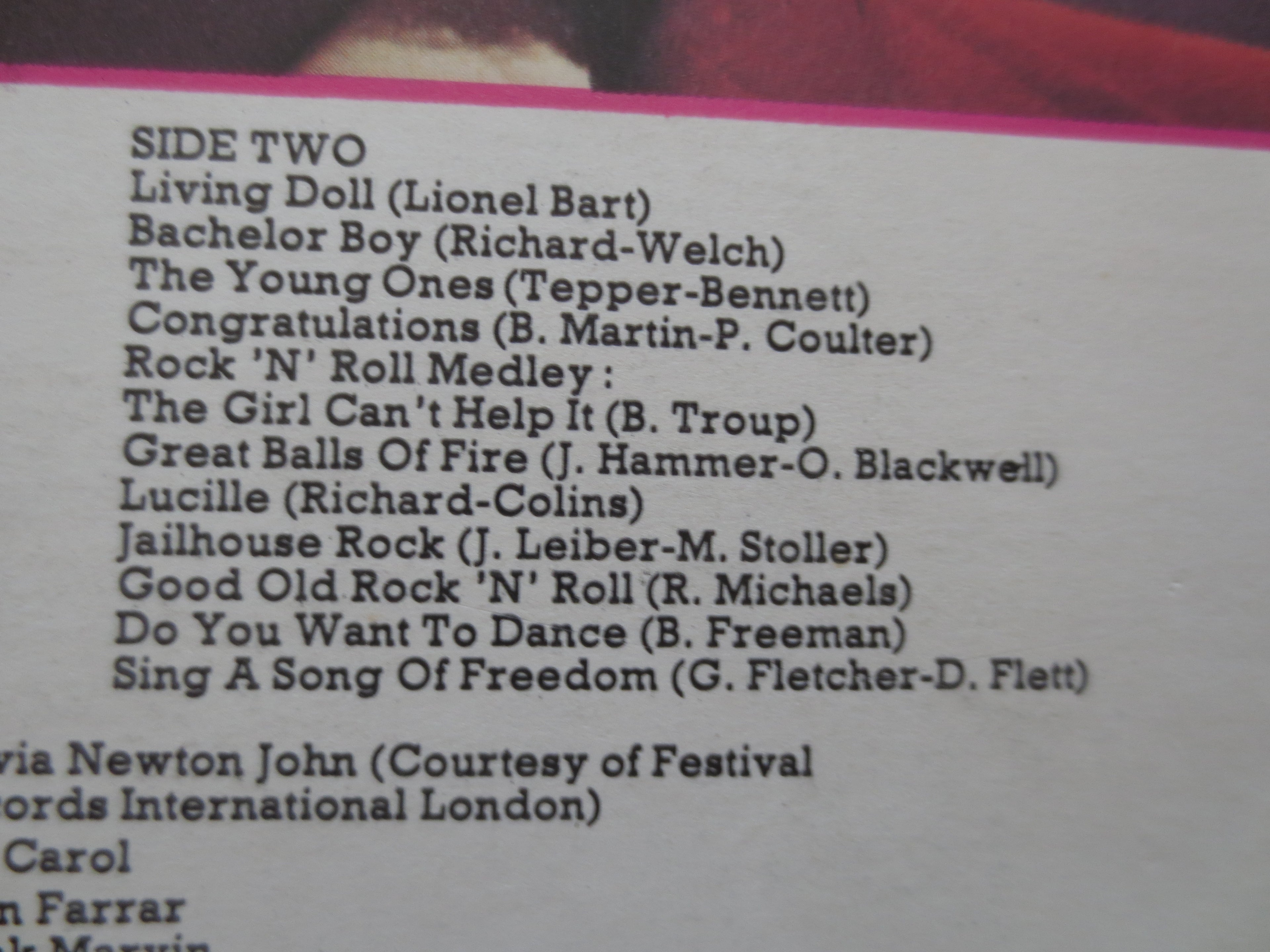 Cliff Richard – Cliff Richard Live (1972) Vinyl LP