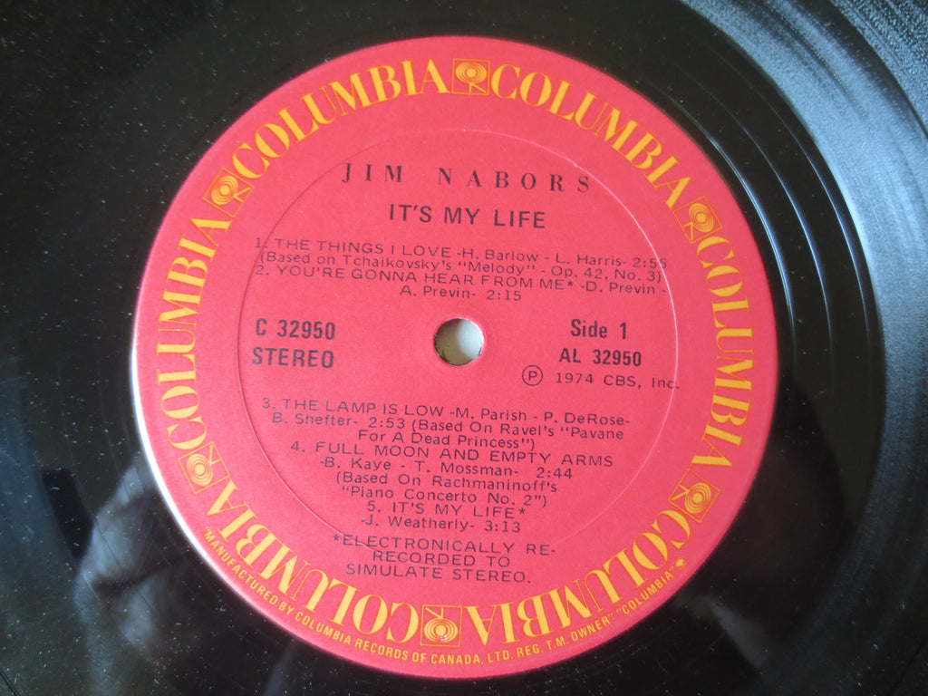 Jim Nabors – It's My Life (1974) Vinyl LP