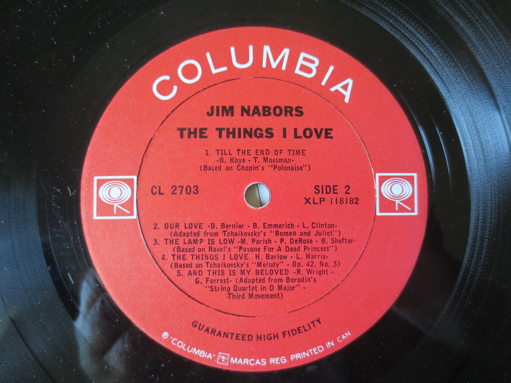 Jim Nabors – The Things I Love (1970) Vinyl LP