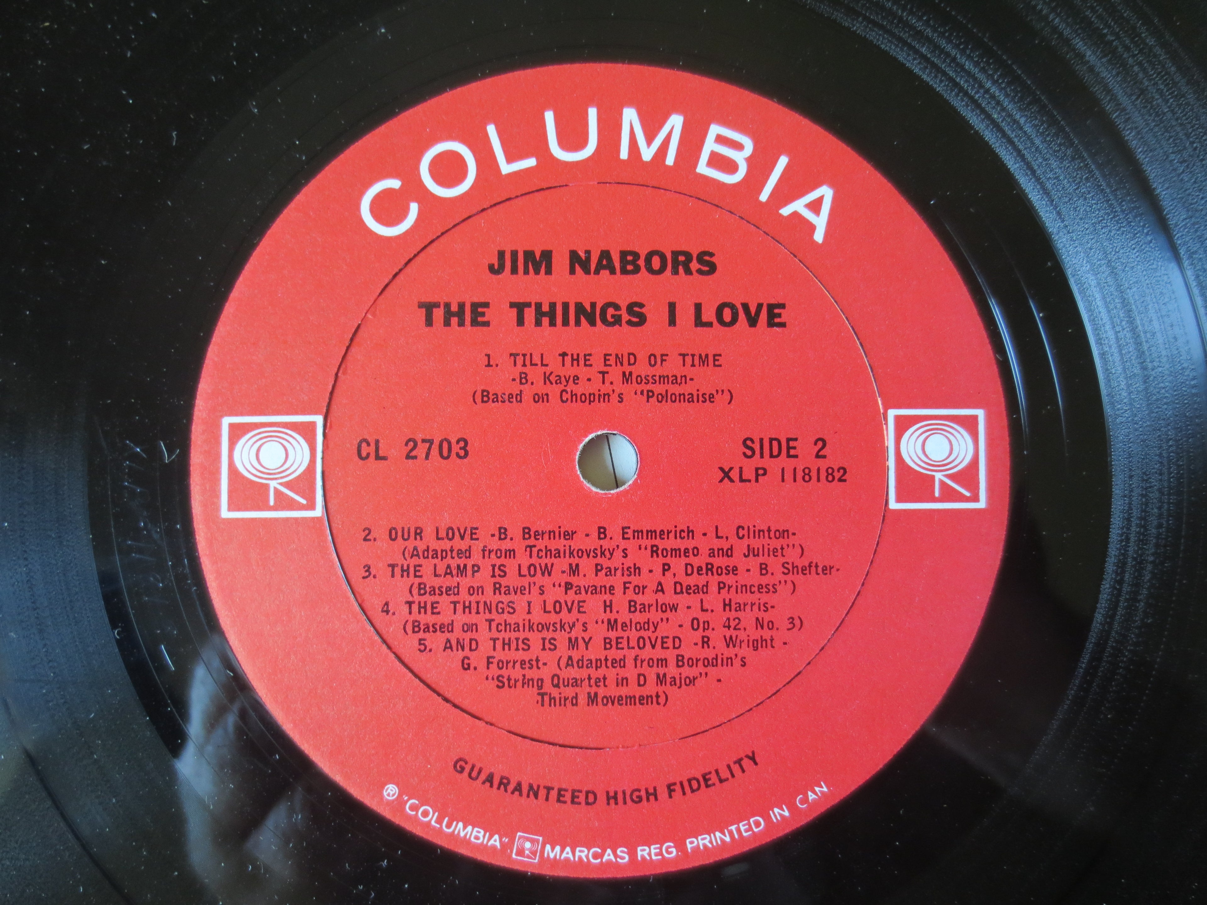 Jim Nabors – The Things I Love (1970) Vinyl LP