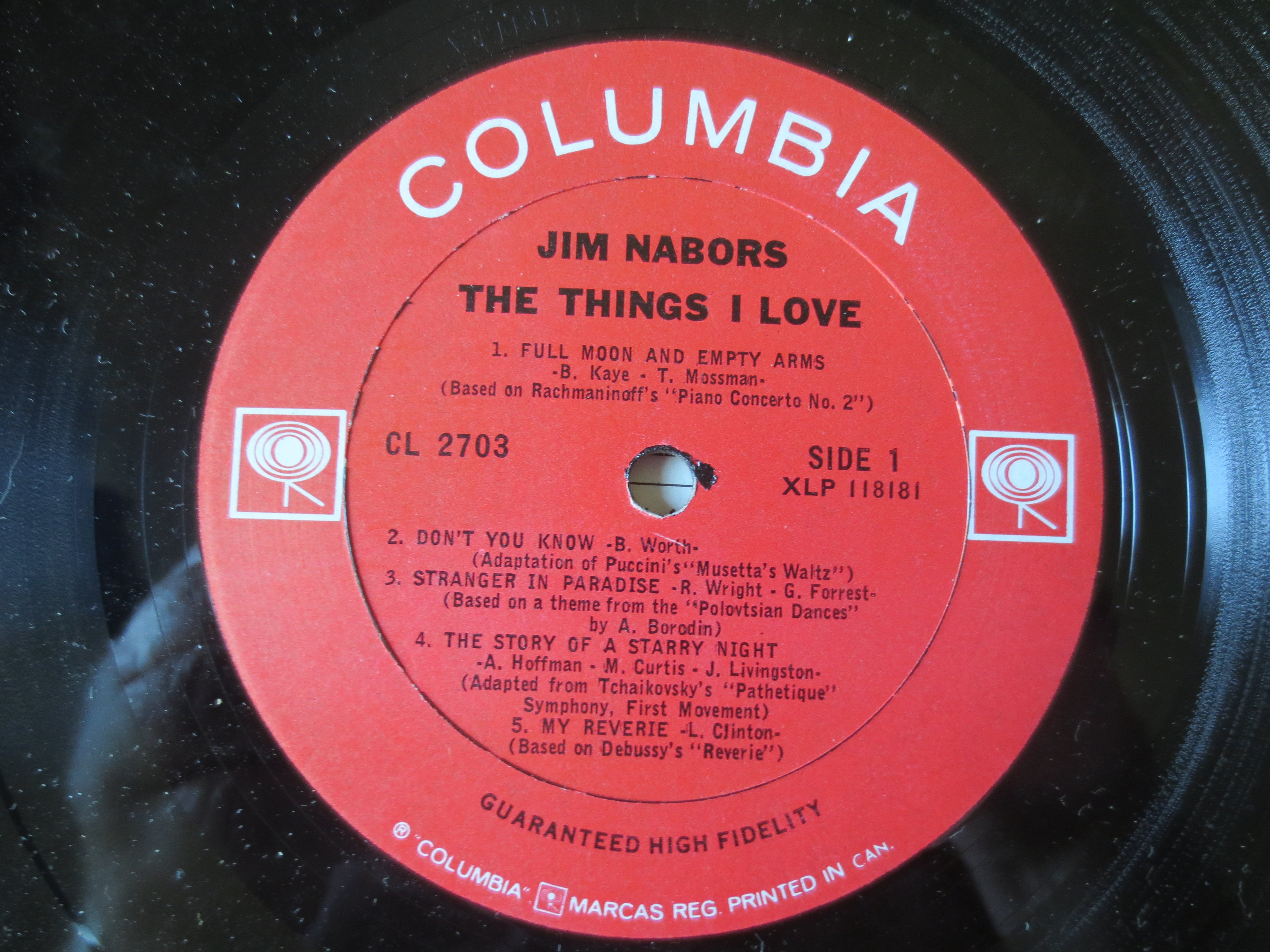 Jim Nabors – The Things I Love (1970) Vinyl LP