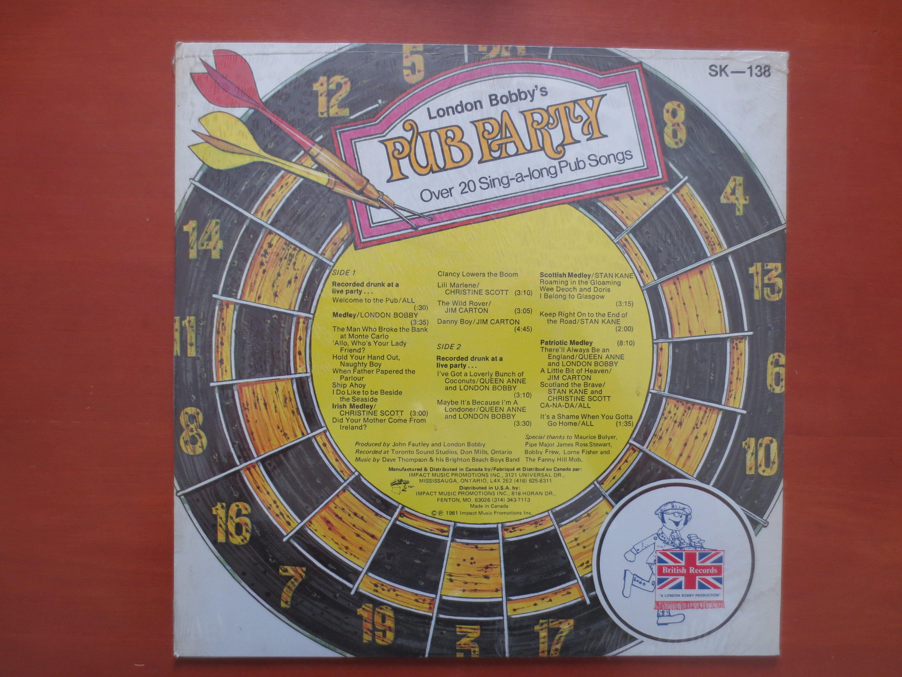 Pub Party – Factory Sealed (1981) Vinyl LP