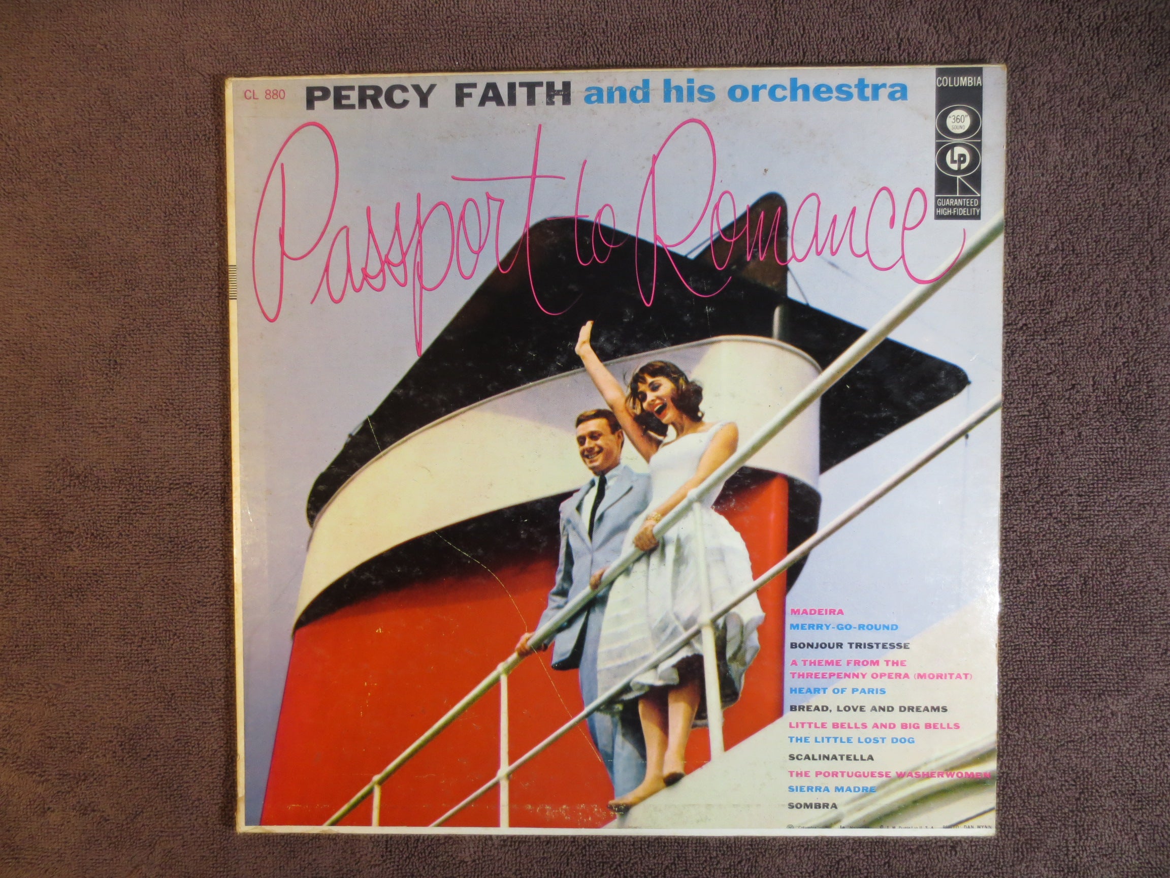 Percy Faith – Passport to Romance (1956) Vinyl LP