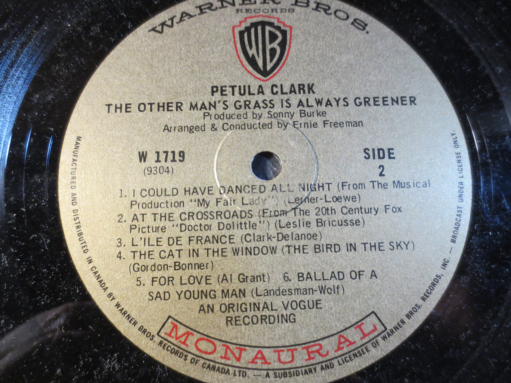 Petula Clark – The Other Man's Grass Is Always Greener (1968) Vinyl LP