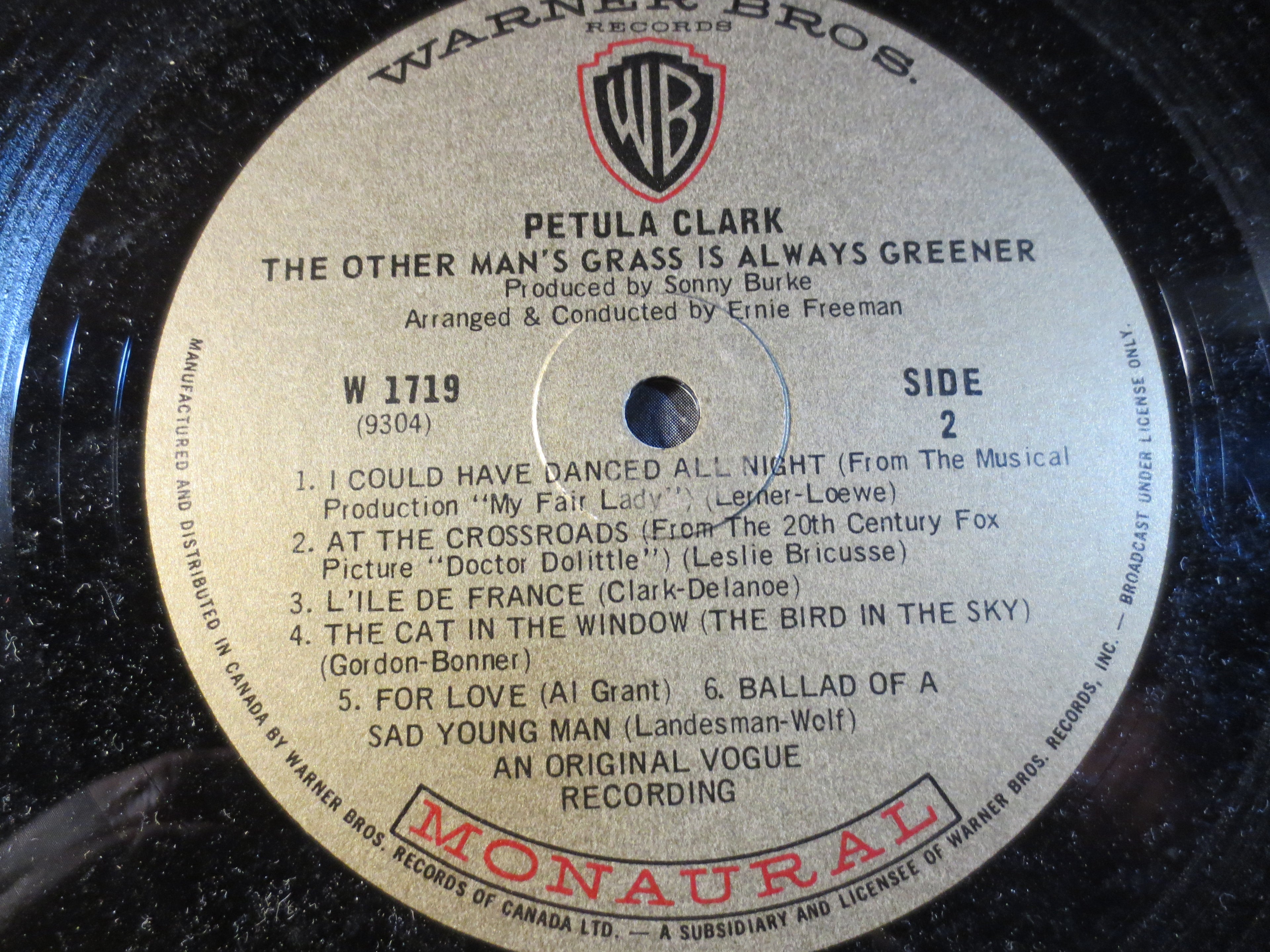 Petula Clark – The Other Man's Grass Is Always Greener (1968) Vinyl LP