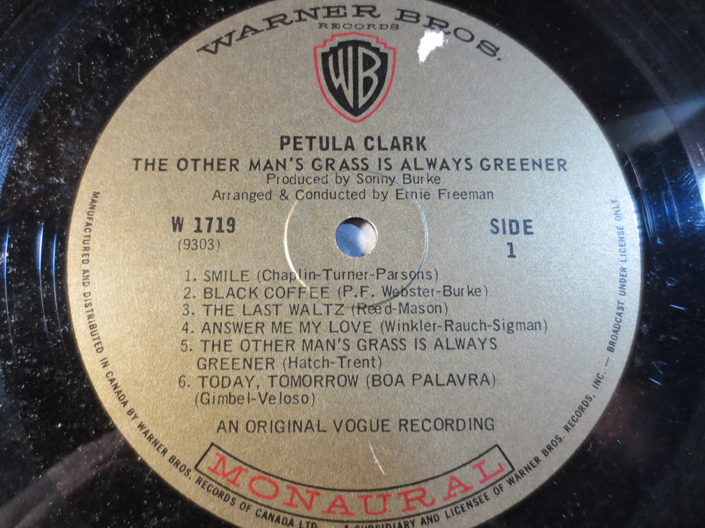 Petula Clark – The Other Man's Grass Is Always Greener (1968) Vinyl LP