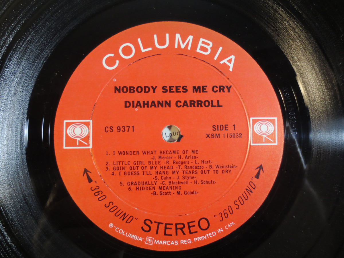 Diahann Carroll – Nobody Sees Me Cry (1966) Vinyl LP