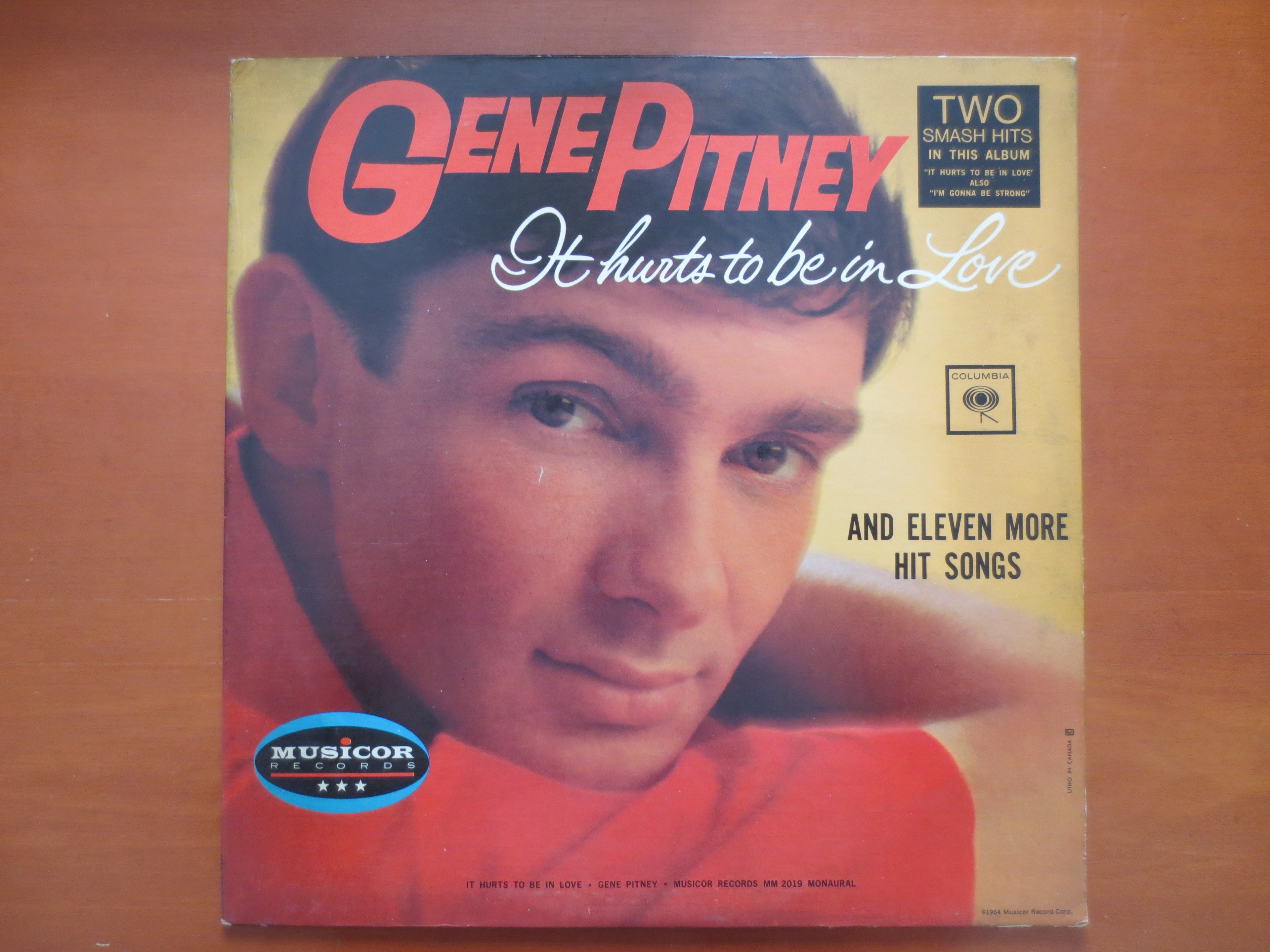 Gene Pitney – It Hurts to Be in Love (1964) Vinyl LP