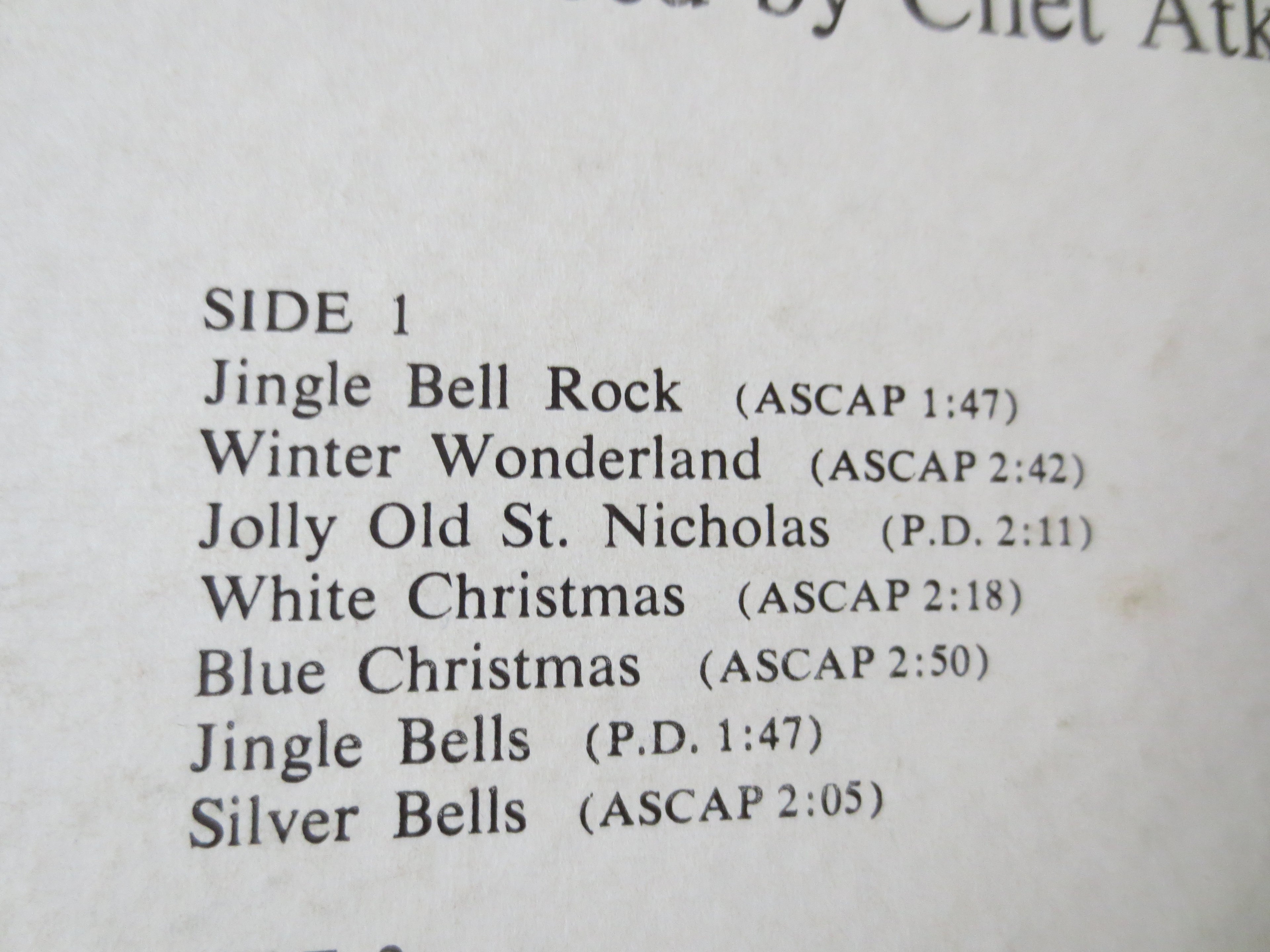 Chet Atkins – Christmas with Chet Atkins (1961) Vinyl LP