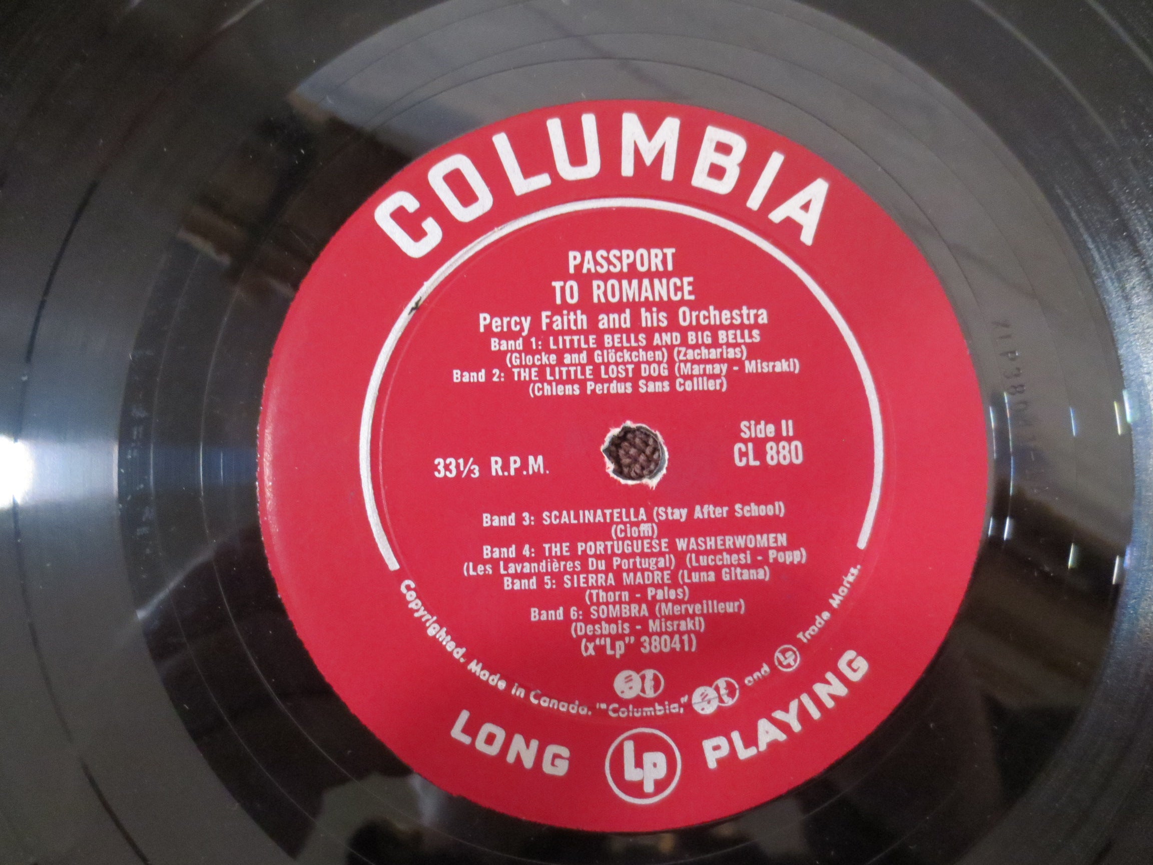Percy Faith – Passport to Romance (1956) Vinyl LP