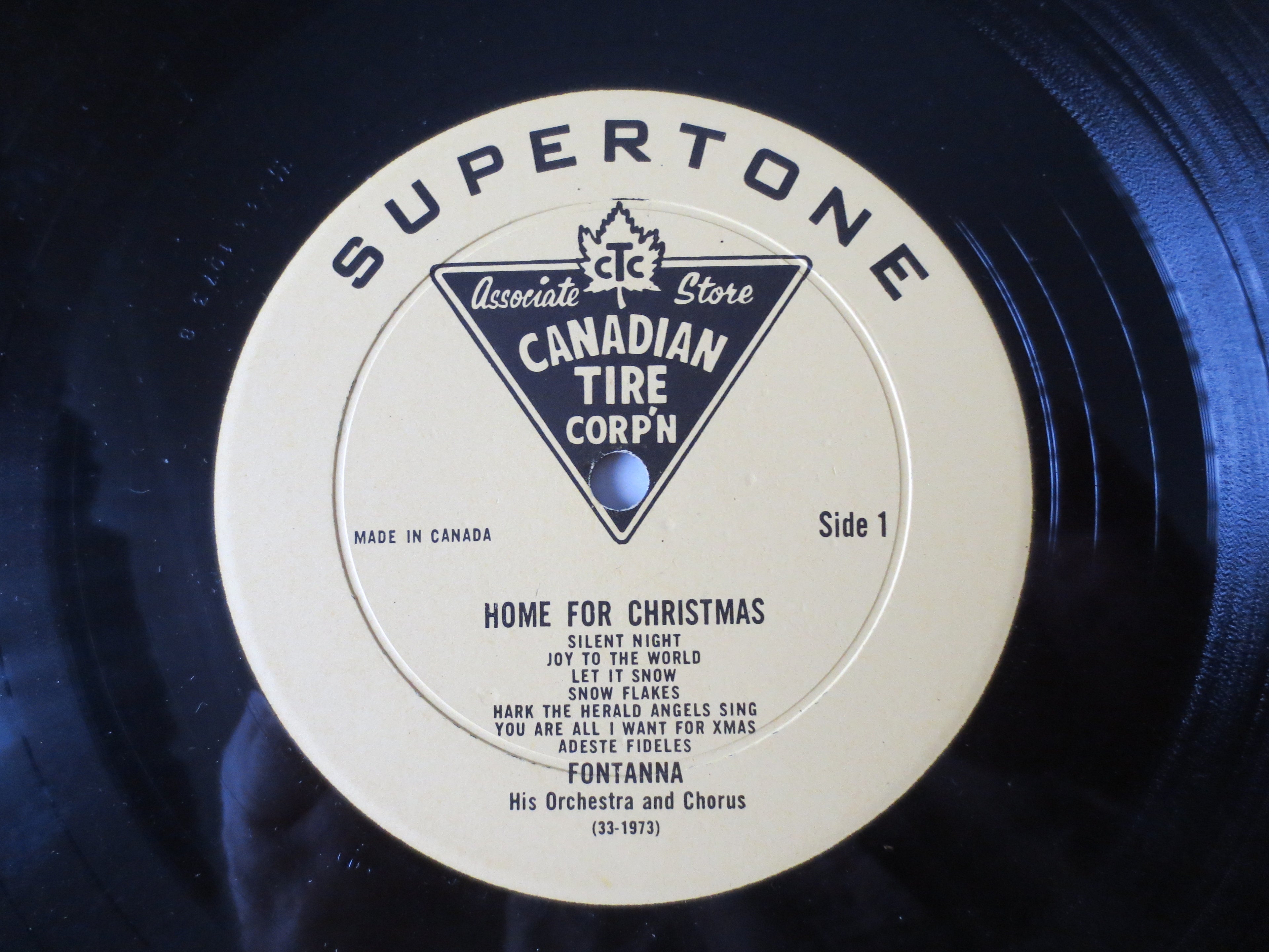 Home for Christmas – Fontanna and His Orchestra (1967) Vinyl LP