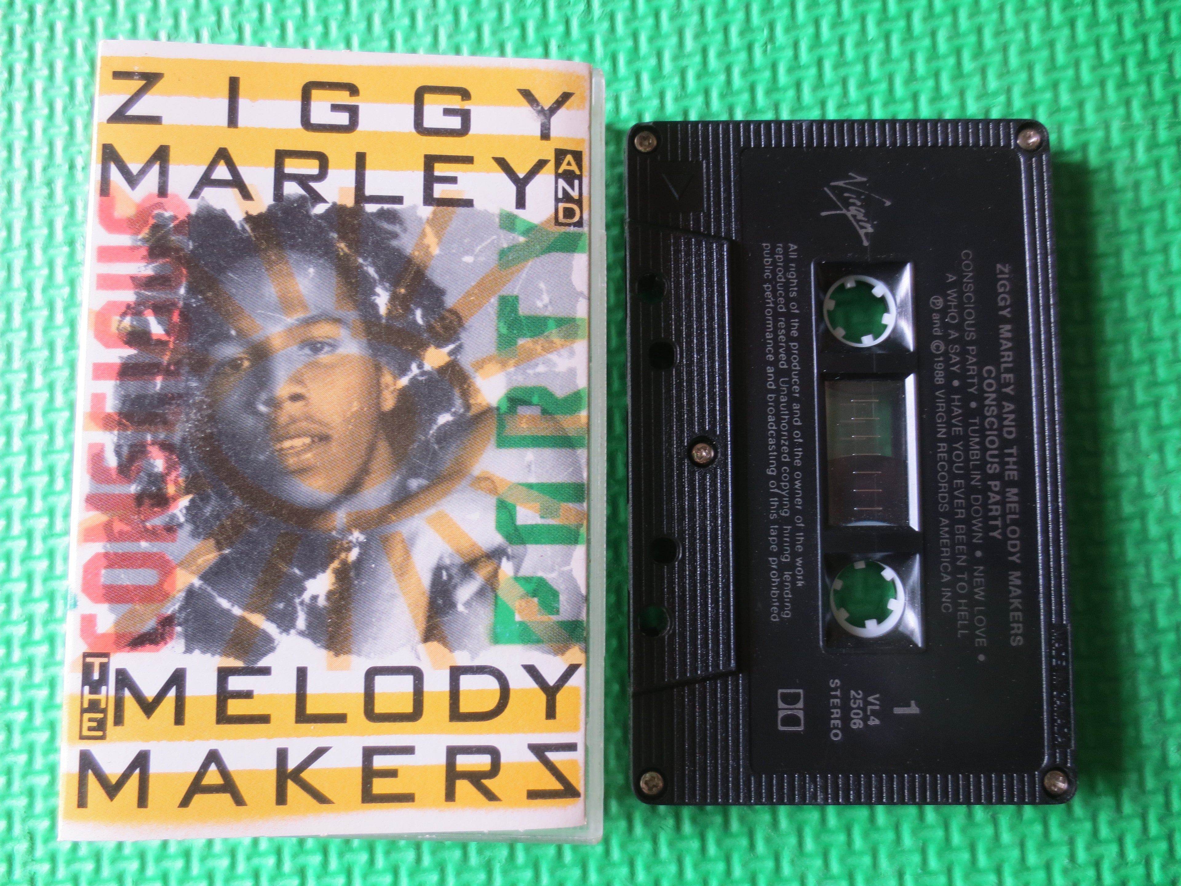 Ziggy Marley & the Melody Makers – Conscious Party (1988) Cassette