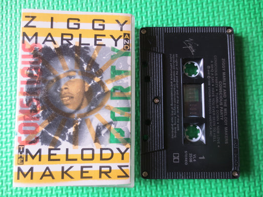 ZIGGY MARLEY, The MELODY Maker, Ziggy Marley Tape, Ziggy Marley Album, Tape Cassette, Reggae Cassette, Music, Cassette Music