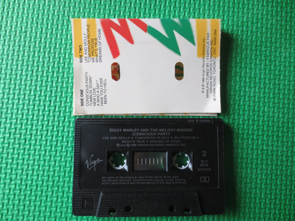 Ziggy Marley & the Melody Makers – Conscious Party (1988) Cassette