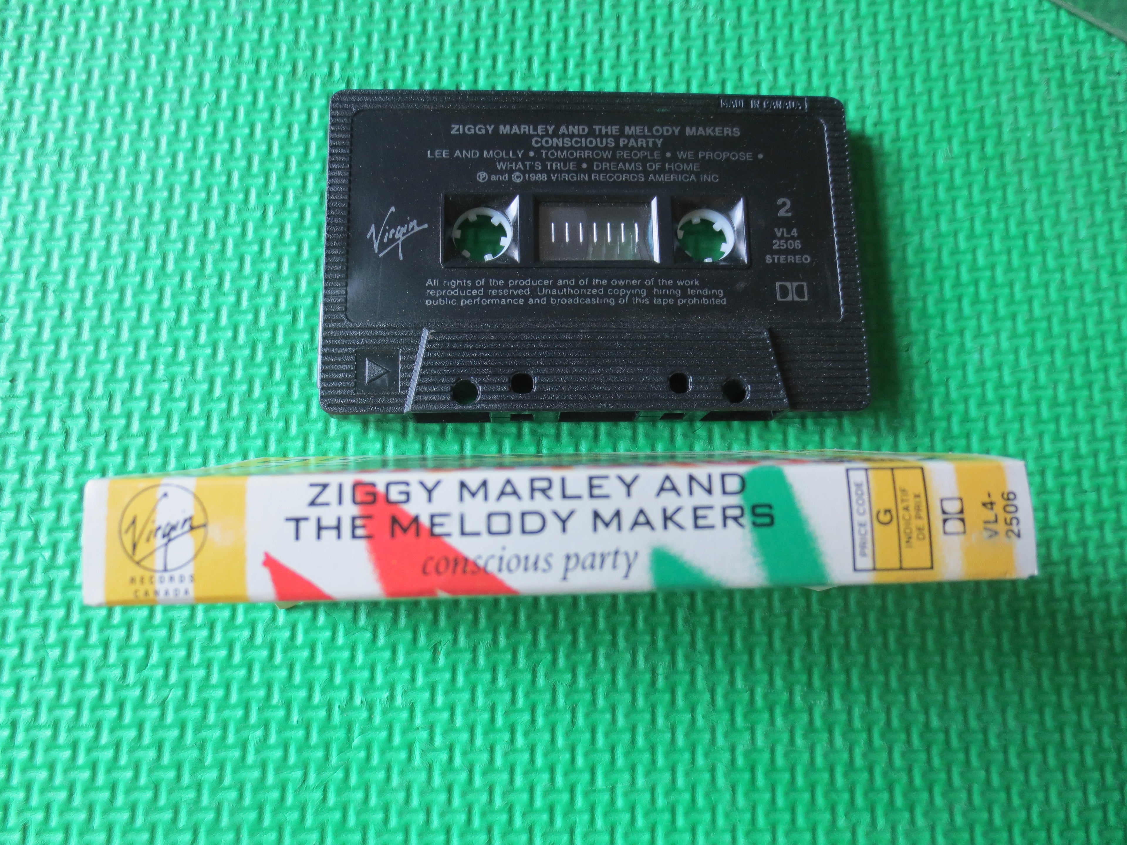 Ziggy Marley & the Melody Makers – Conscious Party (1988) Cassette
