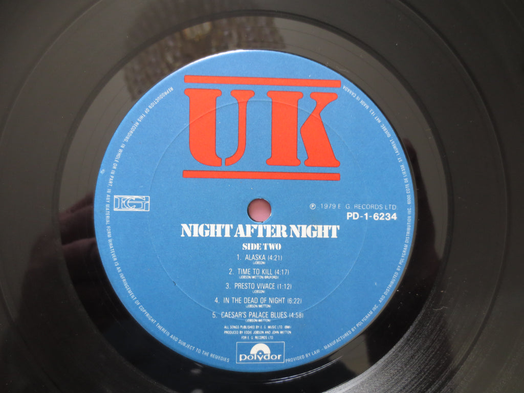 UK – Night After Night (1979) Vinyl LP