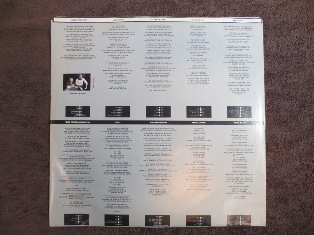 Bryan Adams – Into the Fire (1987) Vinyl LP