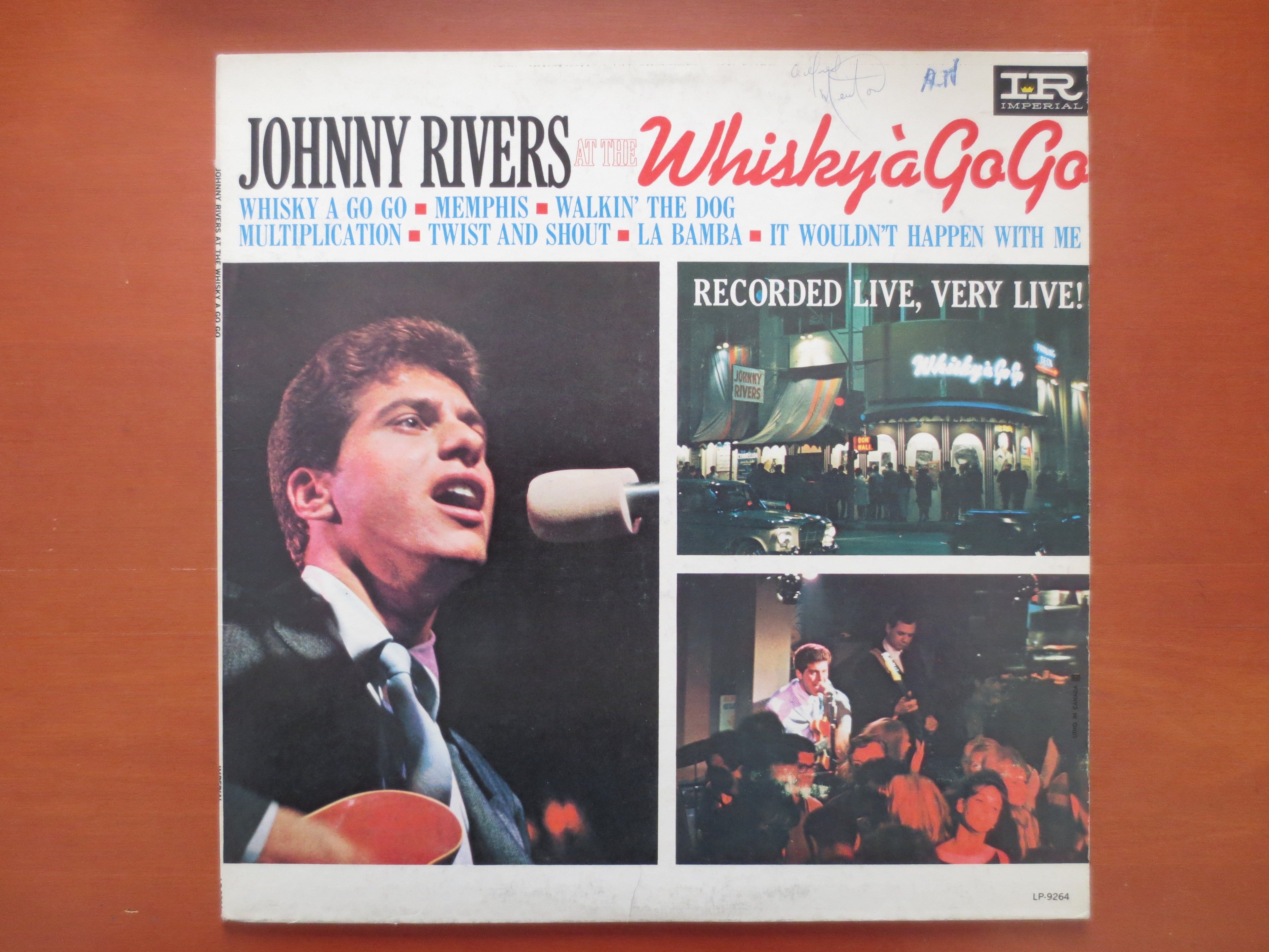 Johnny Rivers – At the Whisky a Go Go (1964) Vinyl LP
