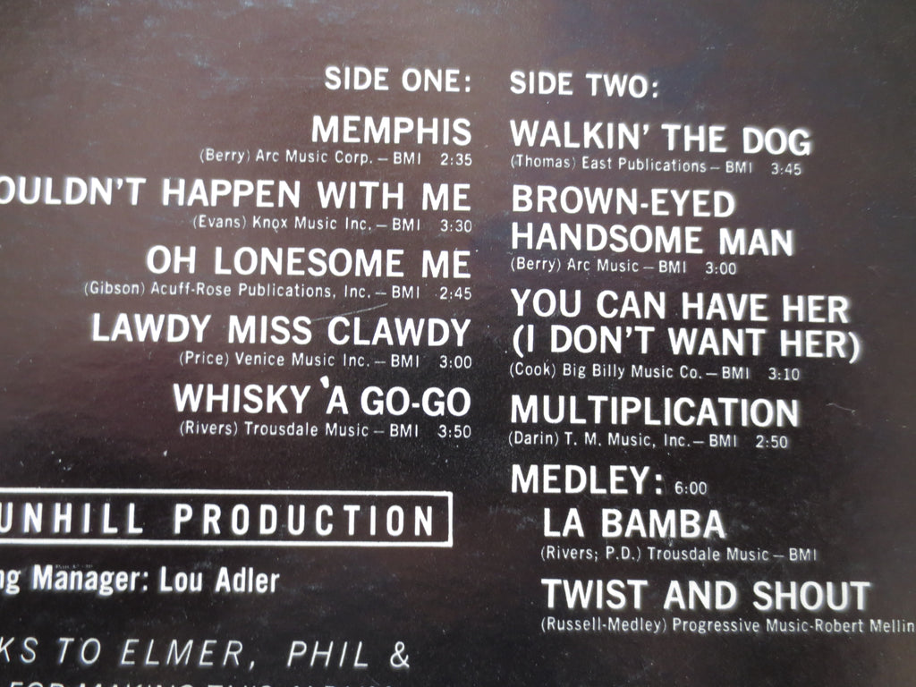 Johnny Rivers – At the Whisky a Go Go (1964) Vinyl LP