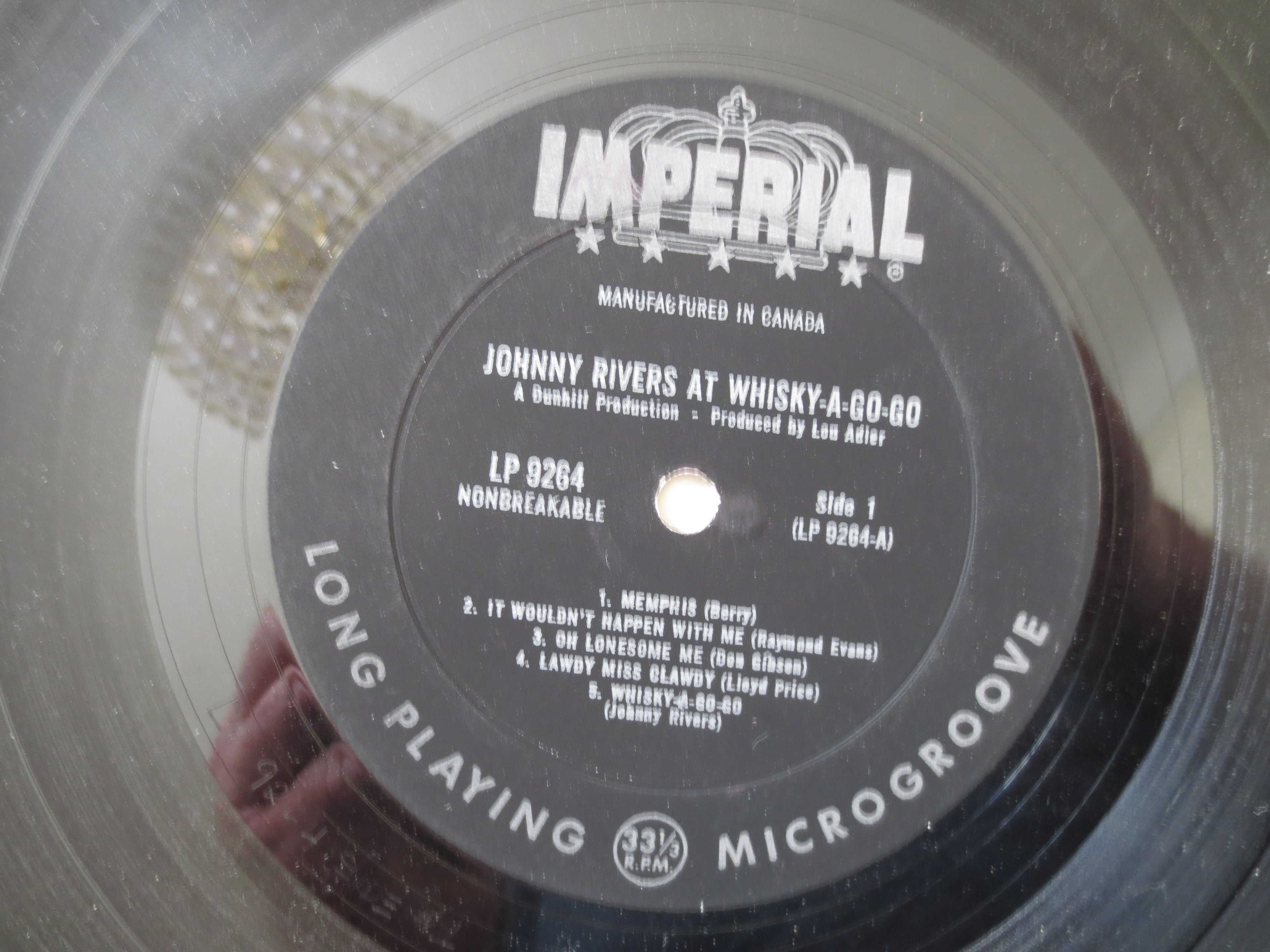 Johnny Rivers – At the Whisky a Go Go (1964) Vinyl LP