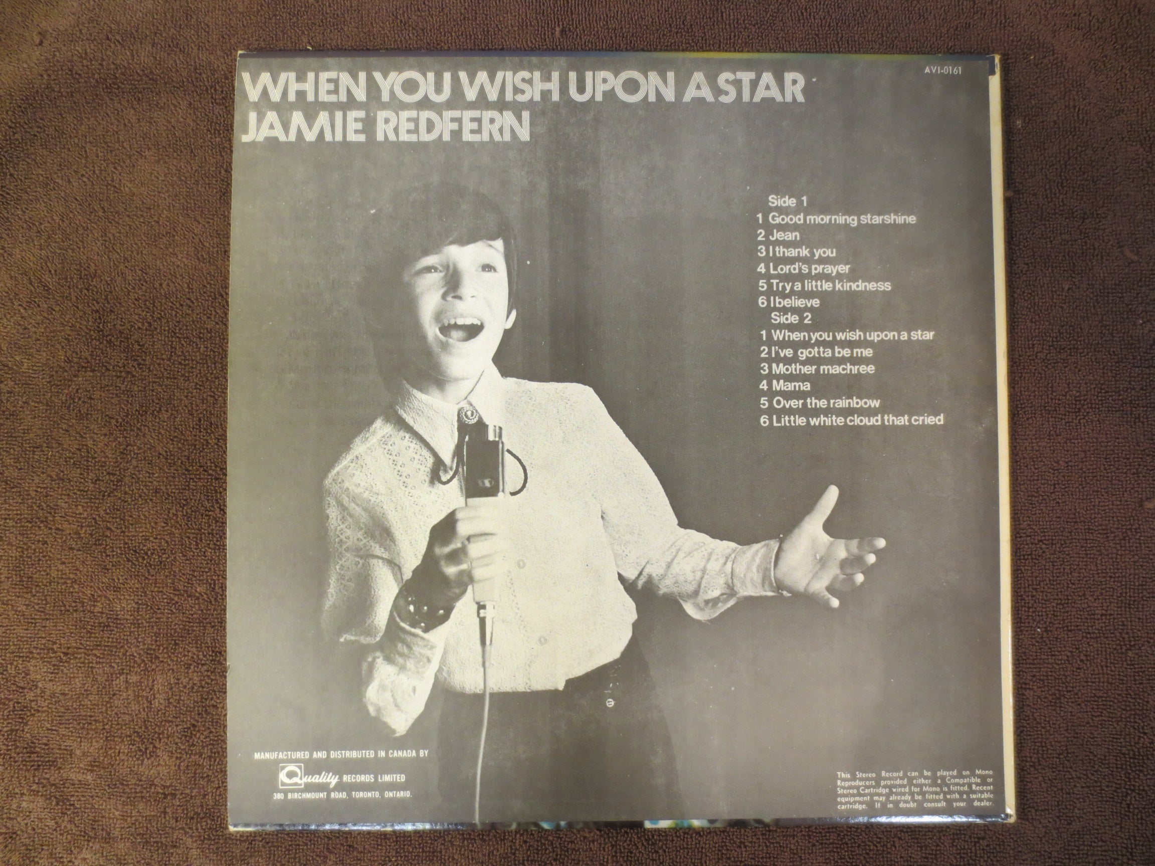 Jamie Redfern – When You Wish Upon a Star (1971) Vinyl LP