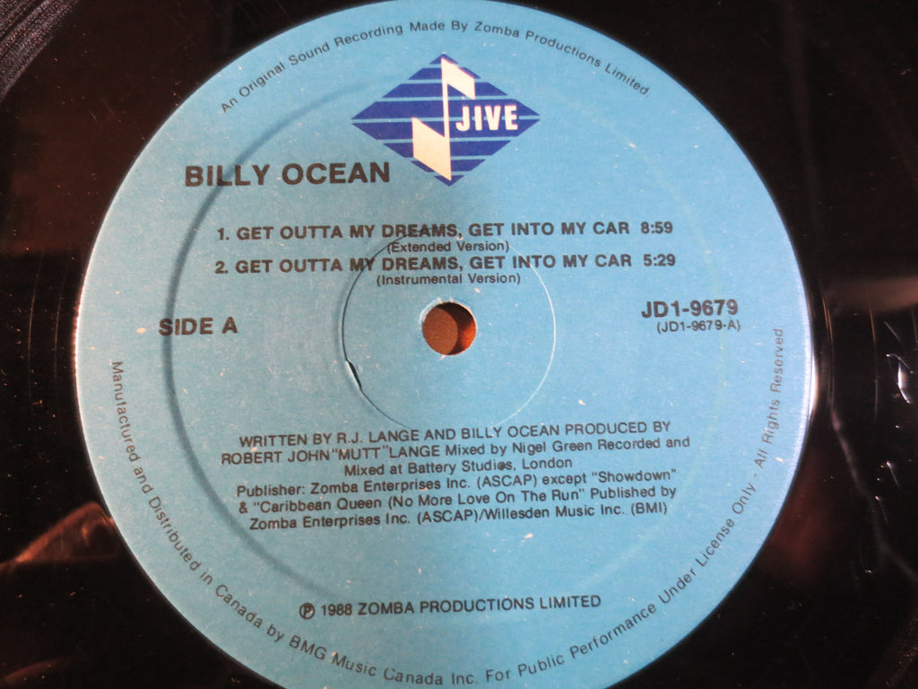 Billy Ocean – Get Outta My Dreams (1988) Vinyl EP