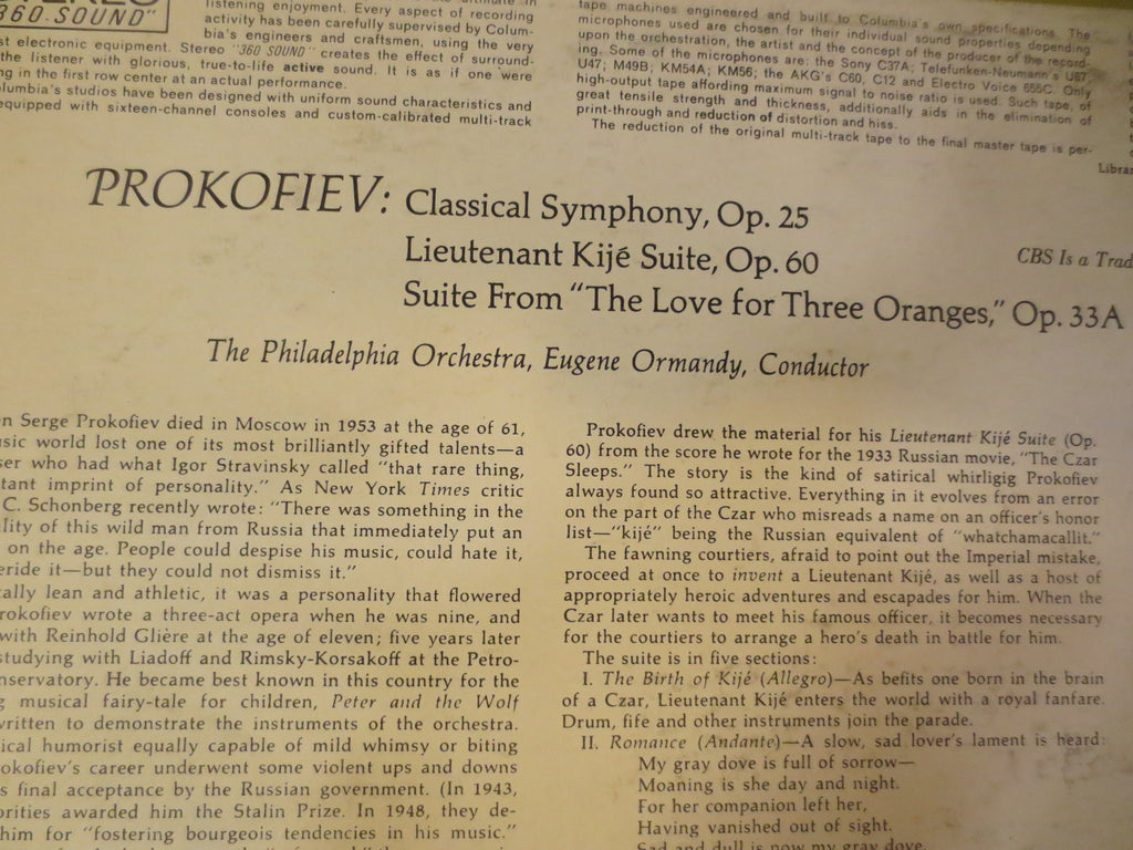 Eugene Ormandy – Philadelphia Orchestra (1964) Vinyl LP