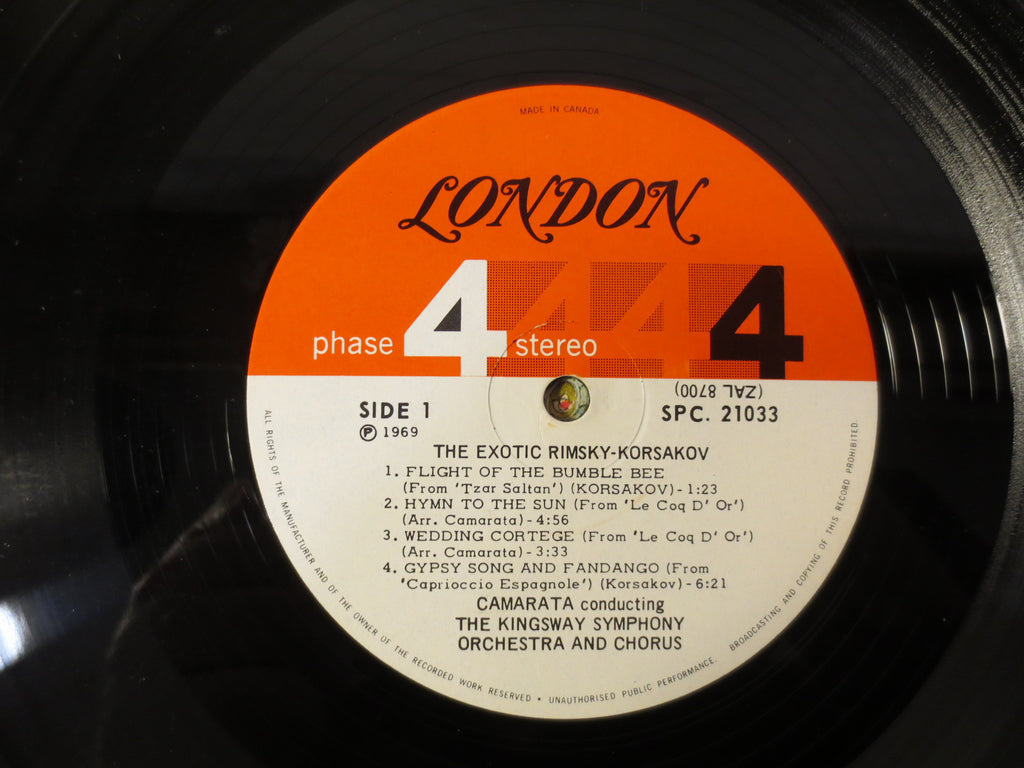 Camarata – Kingsway Symphony: Rimsky-Korsakov (1969) Vinyl LP