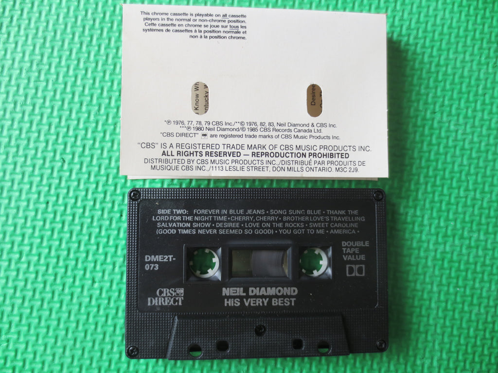 Neil Diamond – His Very Best (1985) Cassette