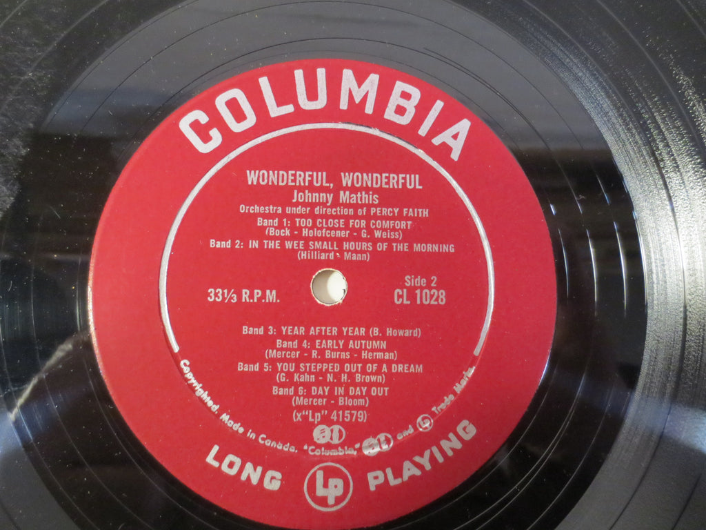 Johnny Mathis – Wonderful! Wonderful! (1957) Vinyl LP