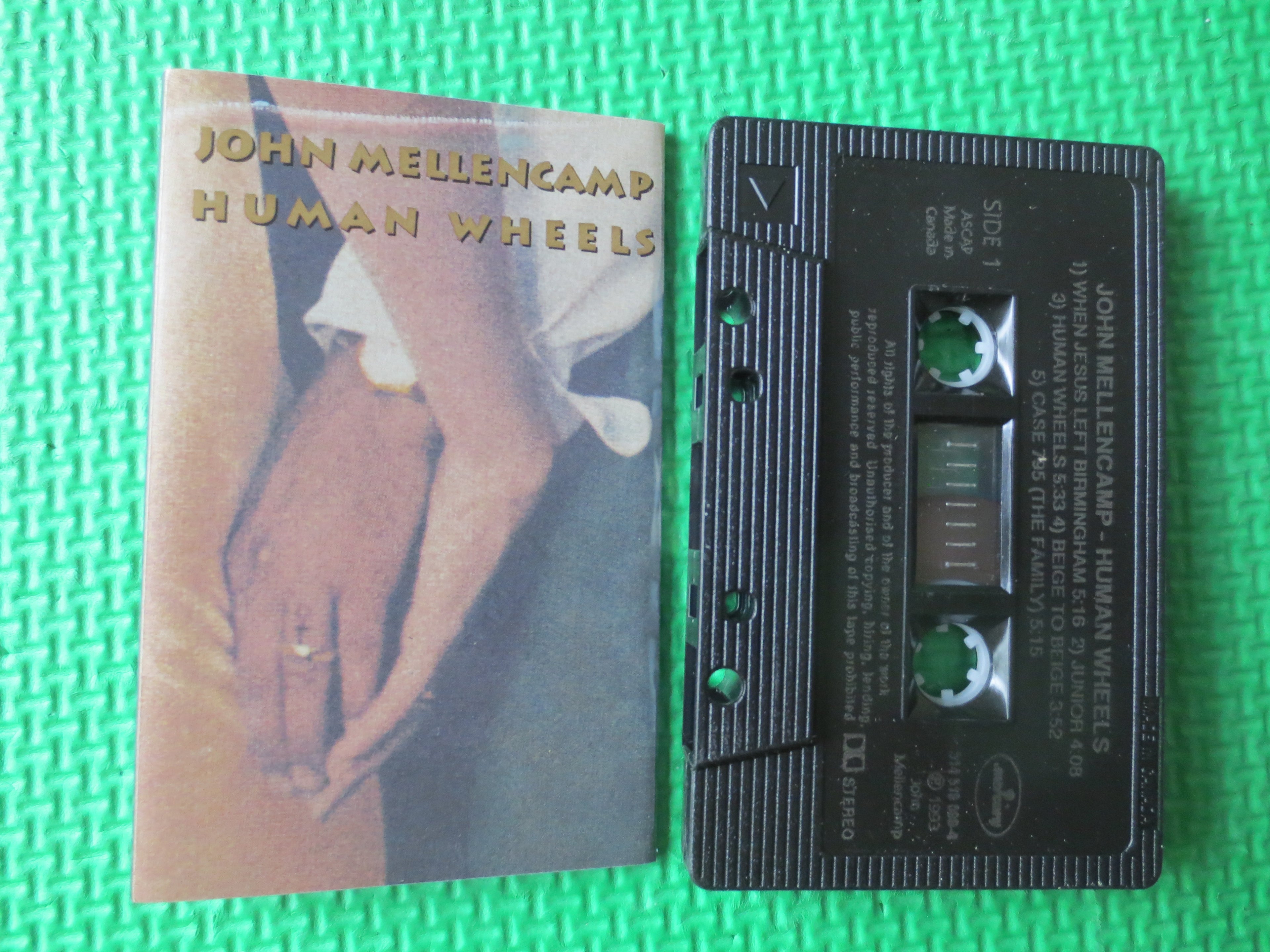 John Mellencamp – Human Wheels (1993) Cassette