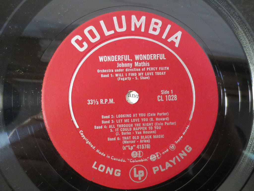 Johnny Mathis – Wonderful! Wonderful! (1957) Vinyl LP