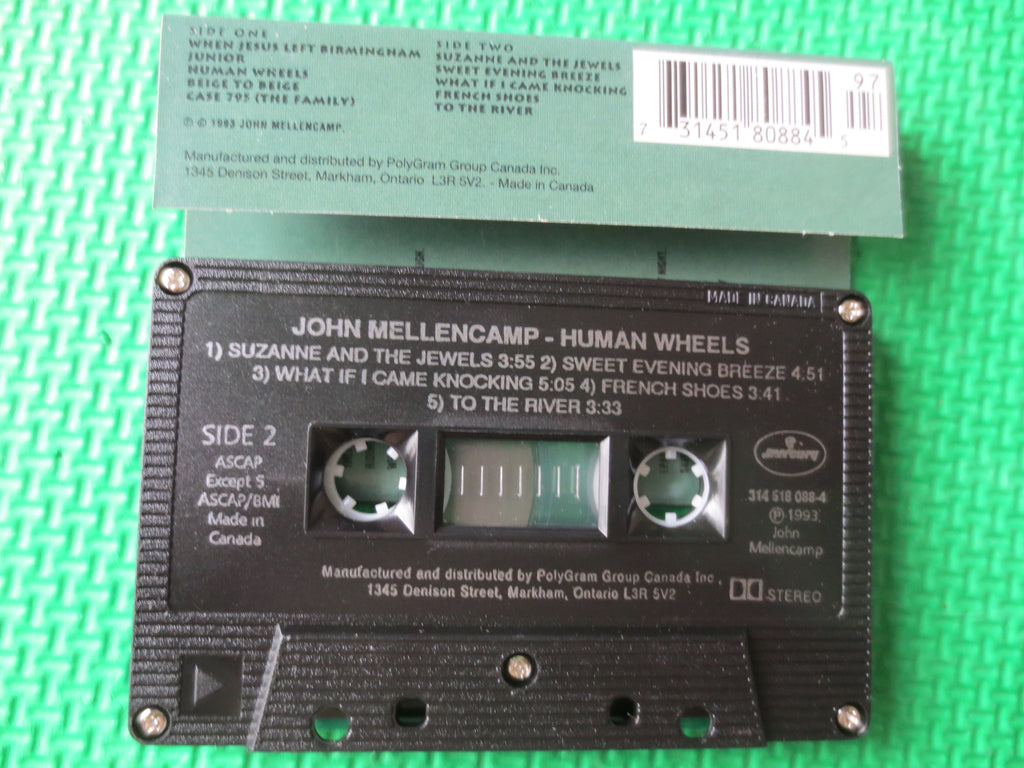 John Mellencamp – Human Wheels (1993) Cassette