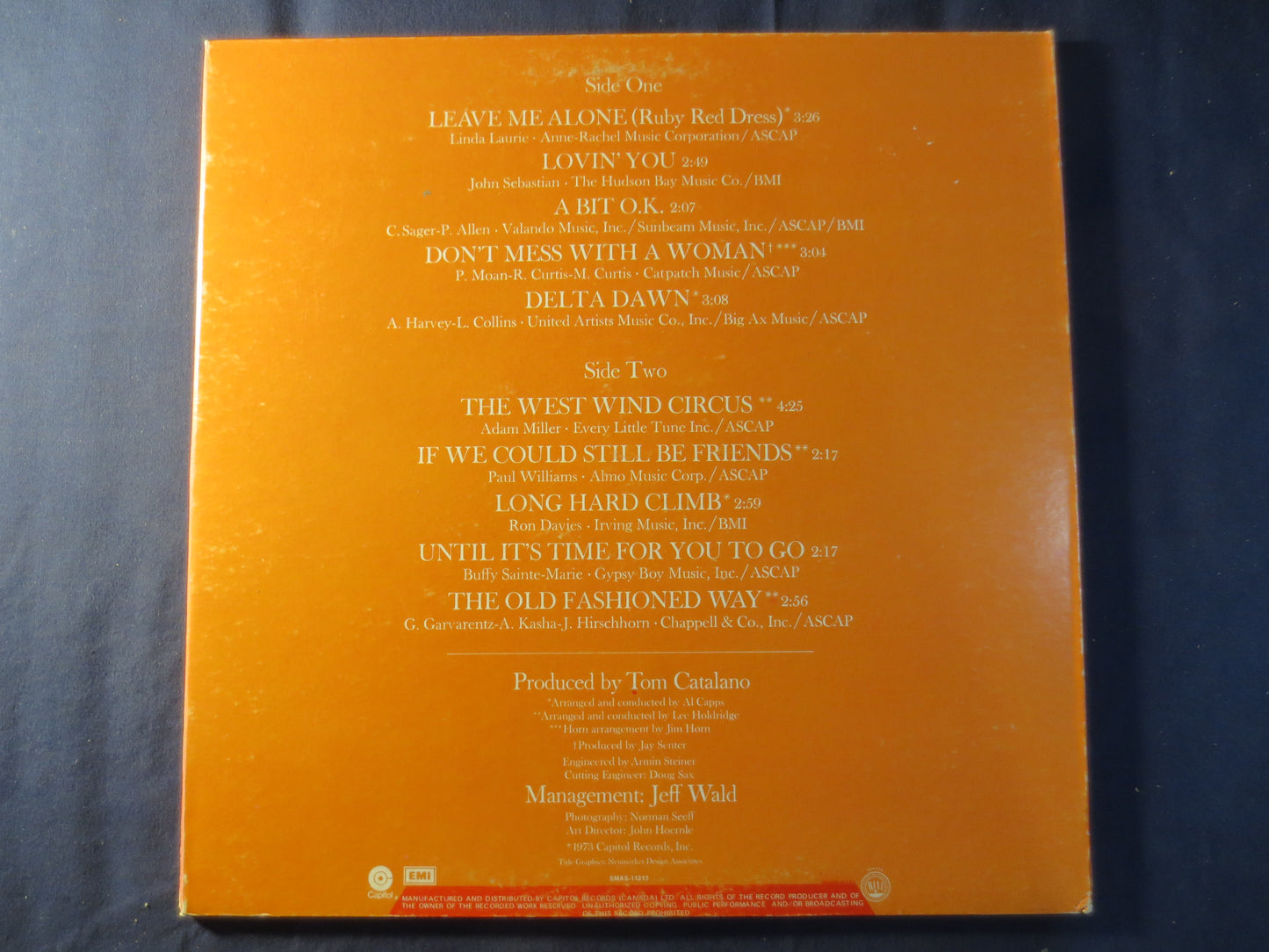 HELEN REDDY, Long Hard Climb, Helen Reddy Album, Helen Reddy Vinyl, Helen Reddy Lp, Vintage Vinyl, Lps, 1973 Records