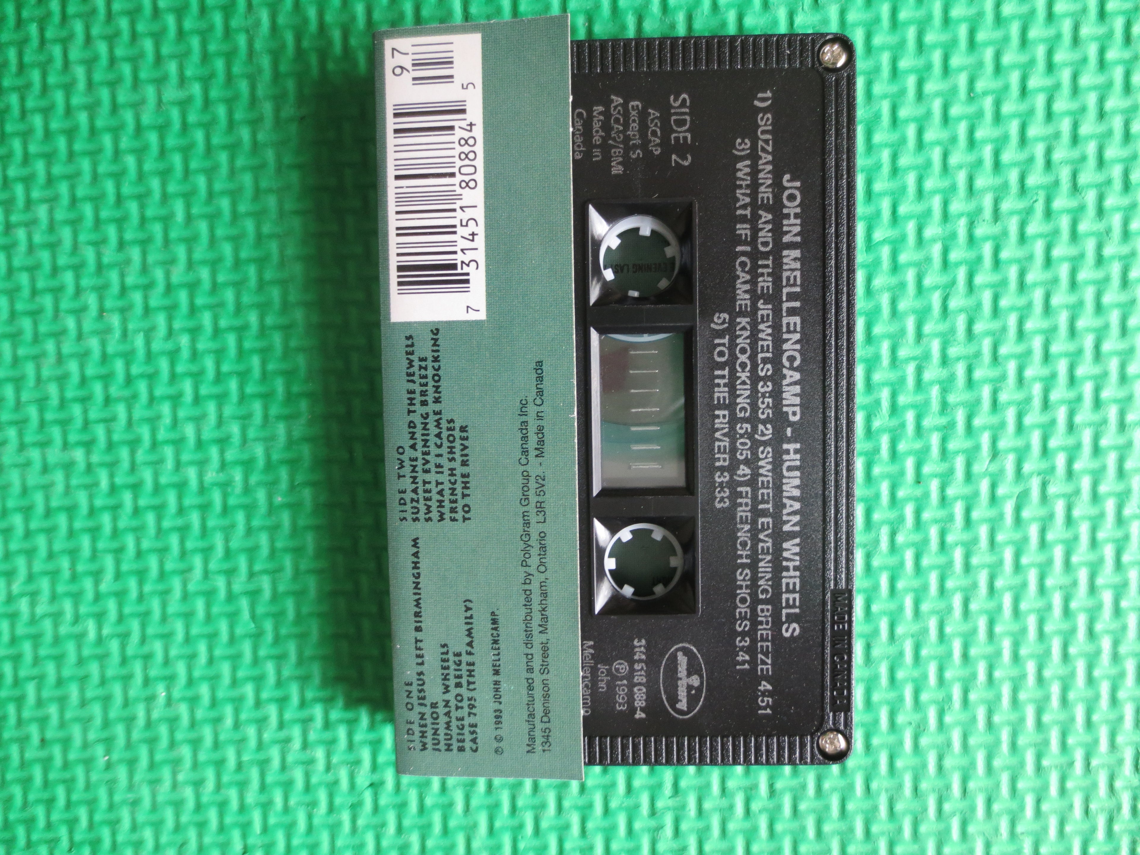 John Mellencamp – Human Wheels (1993) Cassette
