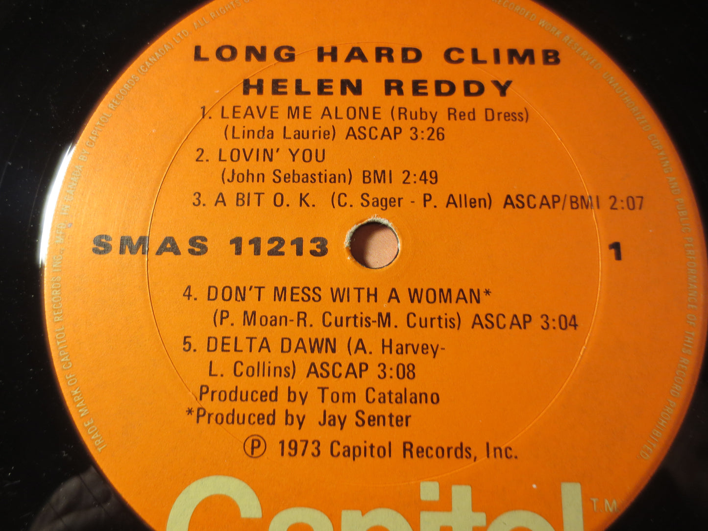 HELEN REDDY, Long Hard Climb, Helen Reddy Album, Helen Reddy Vinyl, Helen Reddy Lp, Vintage Vinyl, Lps, 1973 Records