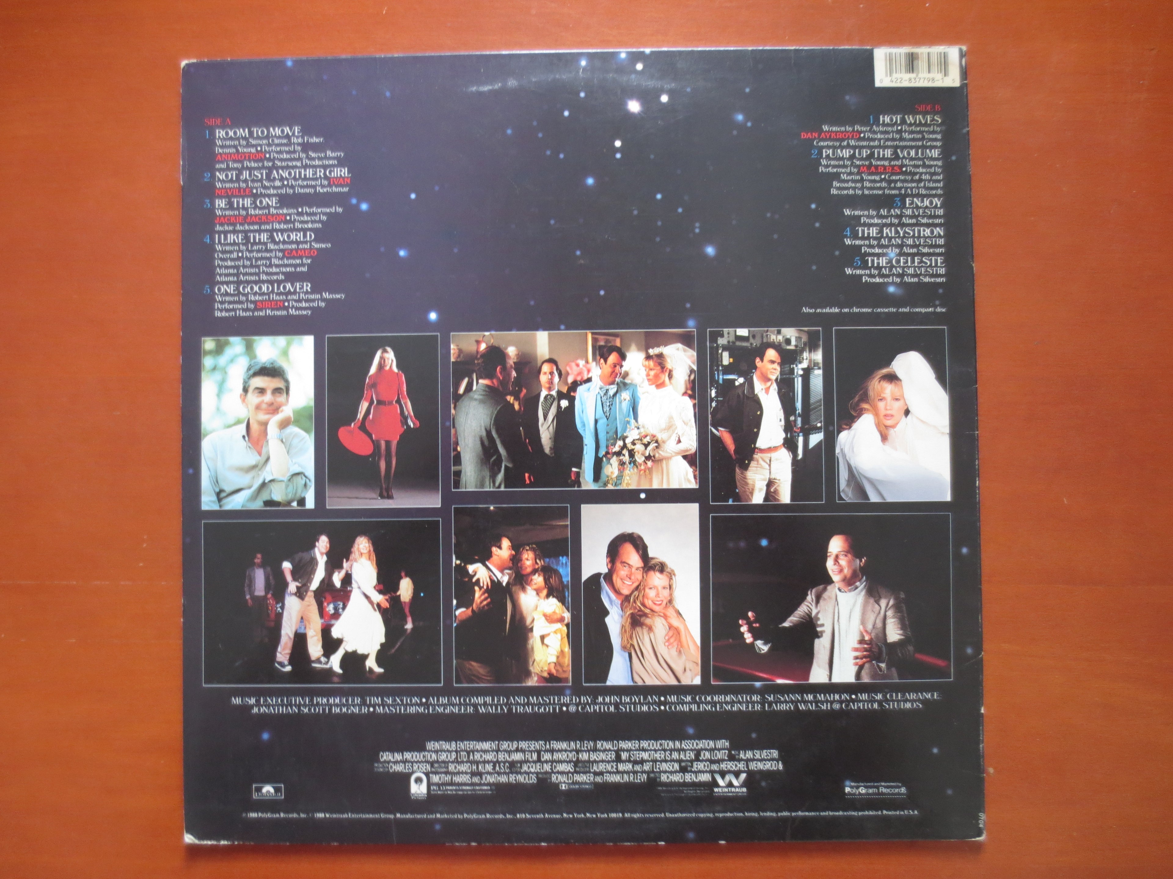 My Stepmother Is an Alien – Movie Soundtrack (1988) Vinyl LP