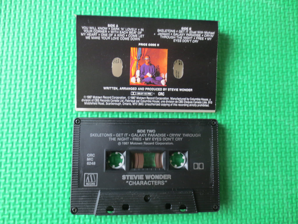 Stevie Wonder – Characters (1987) Cassette