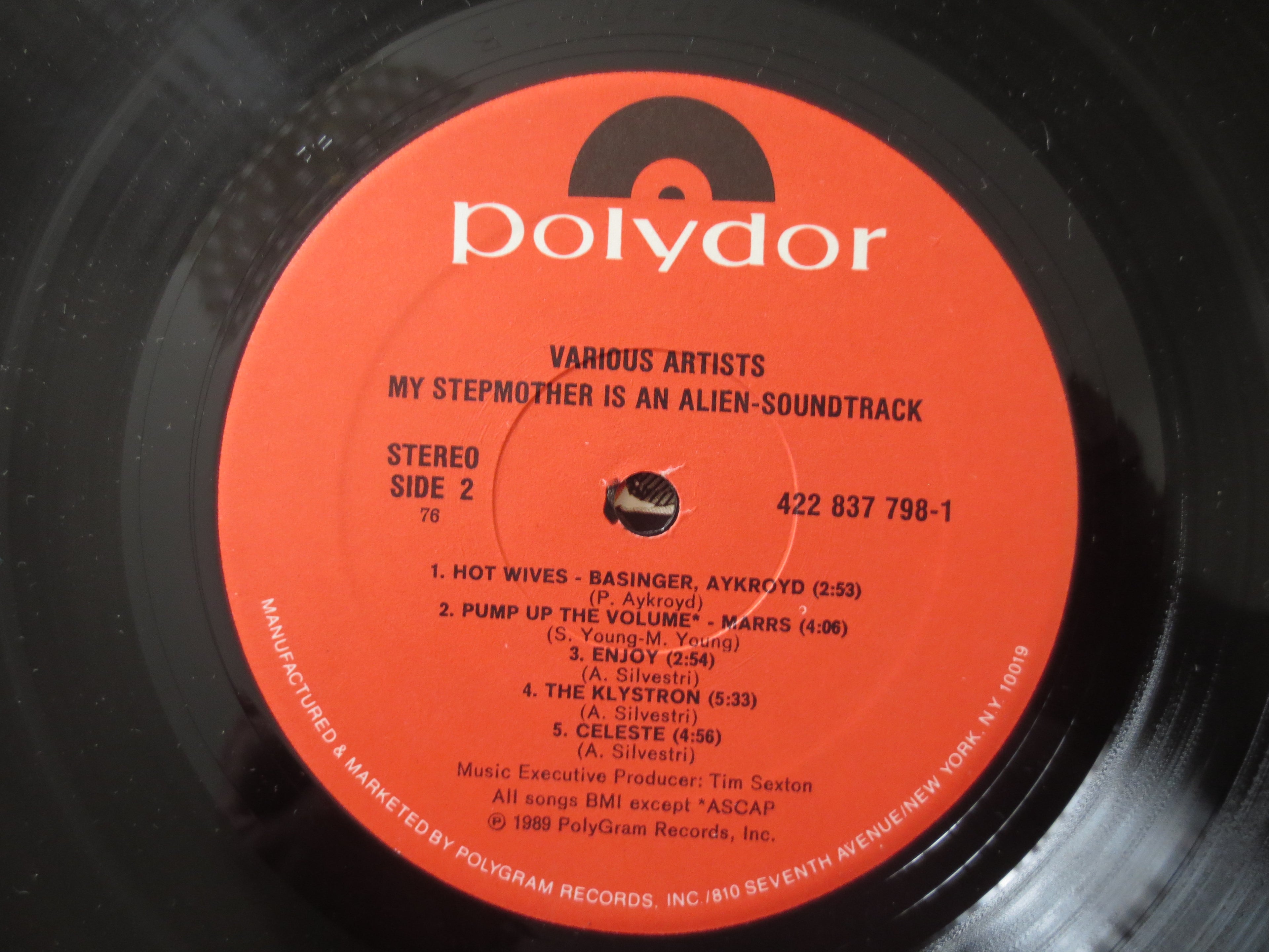 My Stepmother Is an Alien – Movie Soundtrack (1988) Vinyl LP