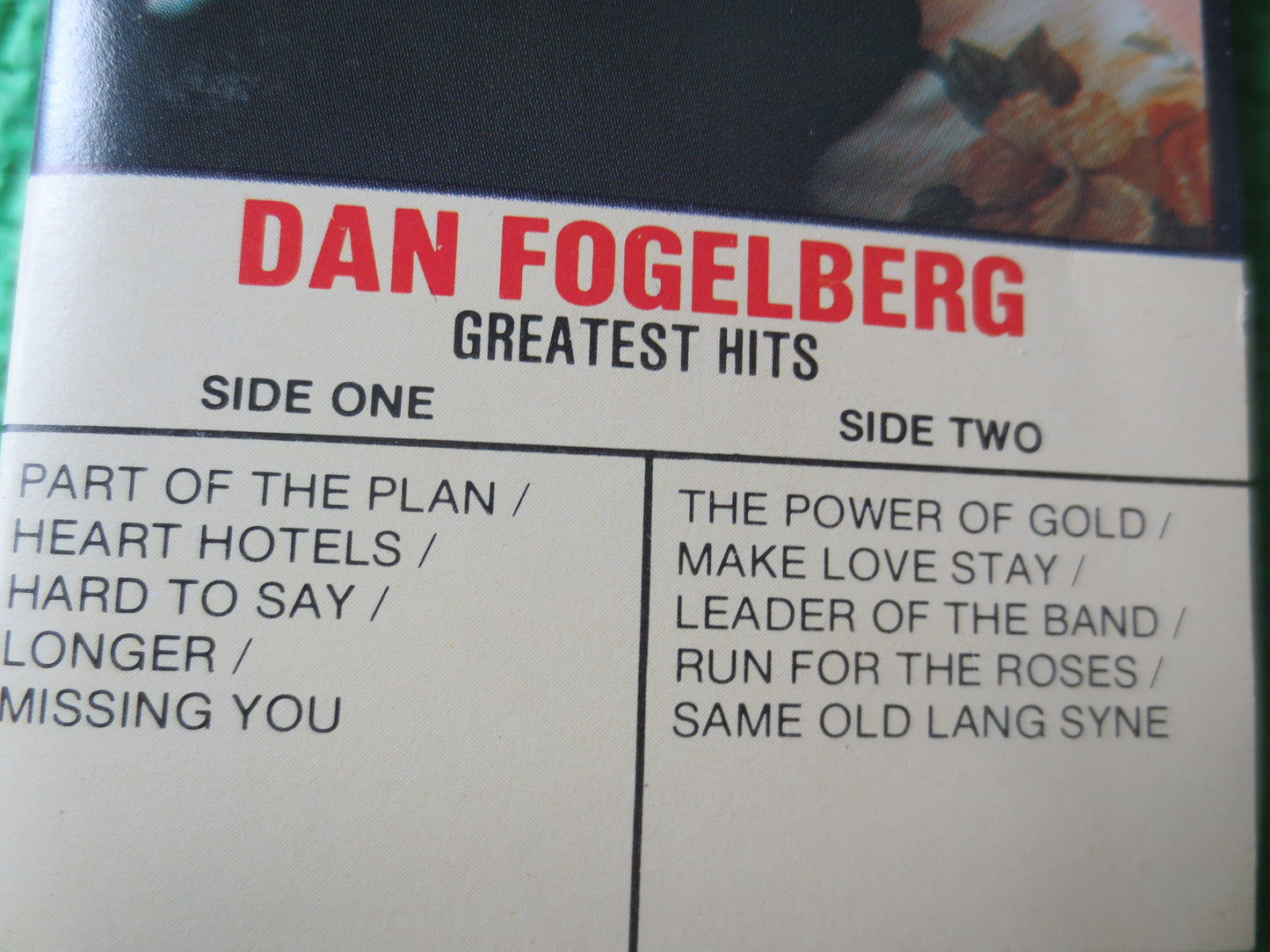 DAN FOGELBERG, GREATEST Hits Tape, Greatest Hits Album, Tape Cassette, Rock Music Tape, Tapes, Rock Cassette, Cassette Music
