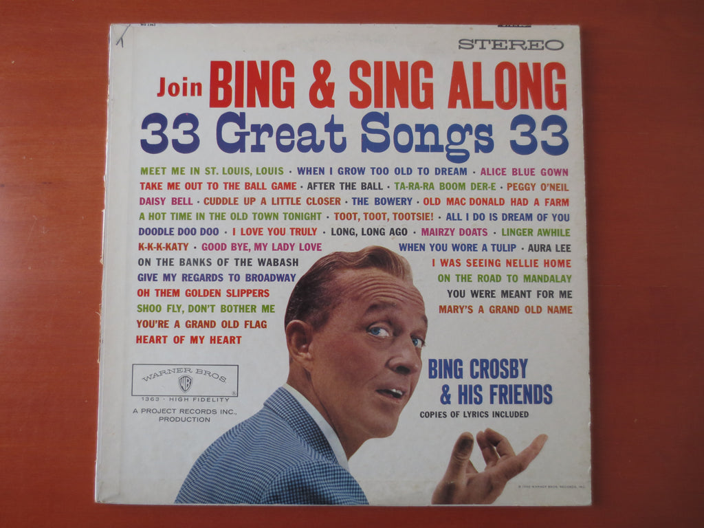 Bing Crosby – Join Bing and Sing Along (1960) Vinyl LP