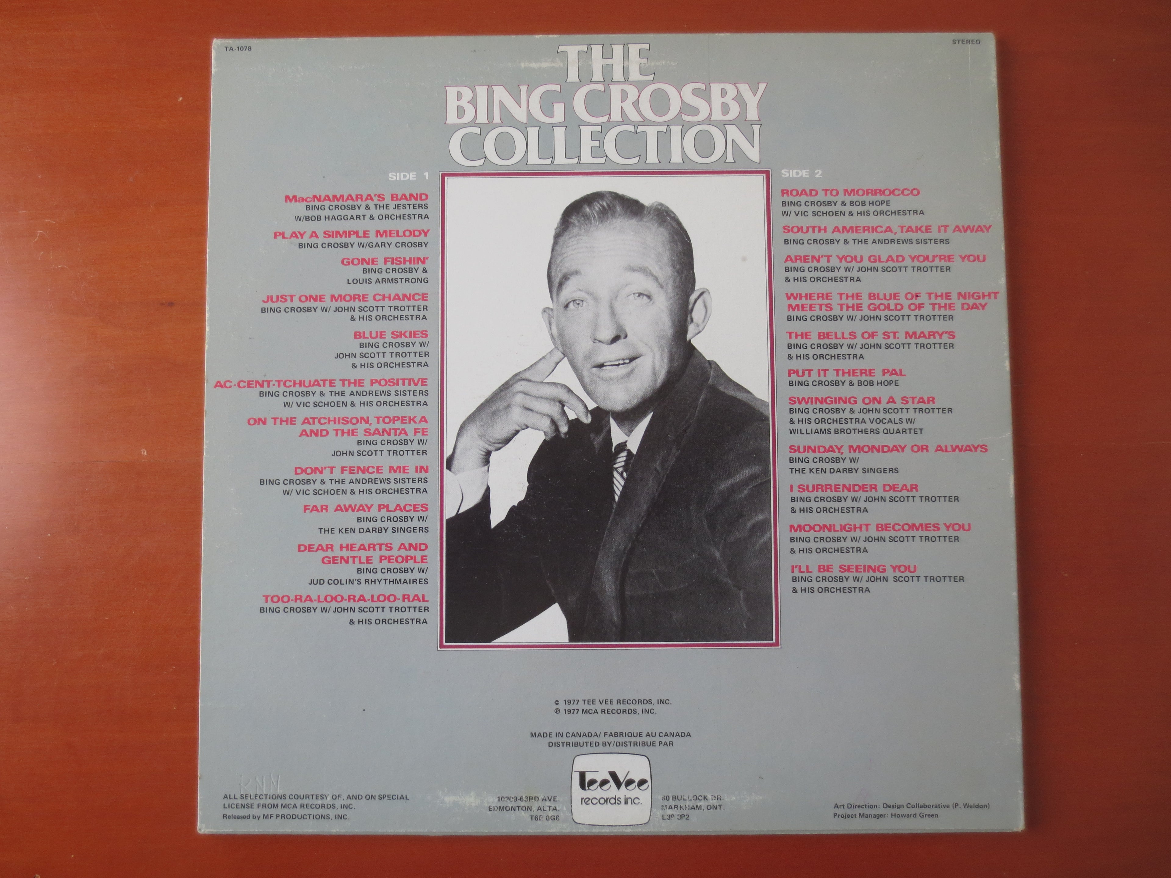 Bing Crosby – The Bing Crosby Collection (1977) Vinyl LP