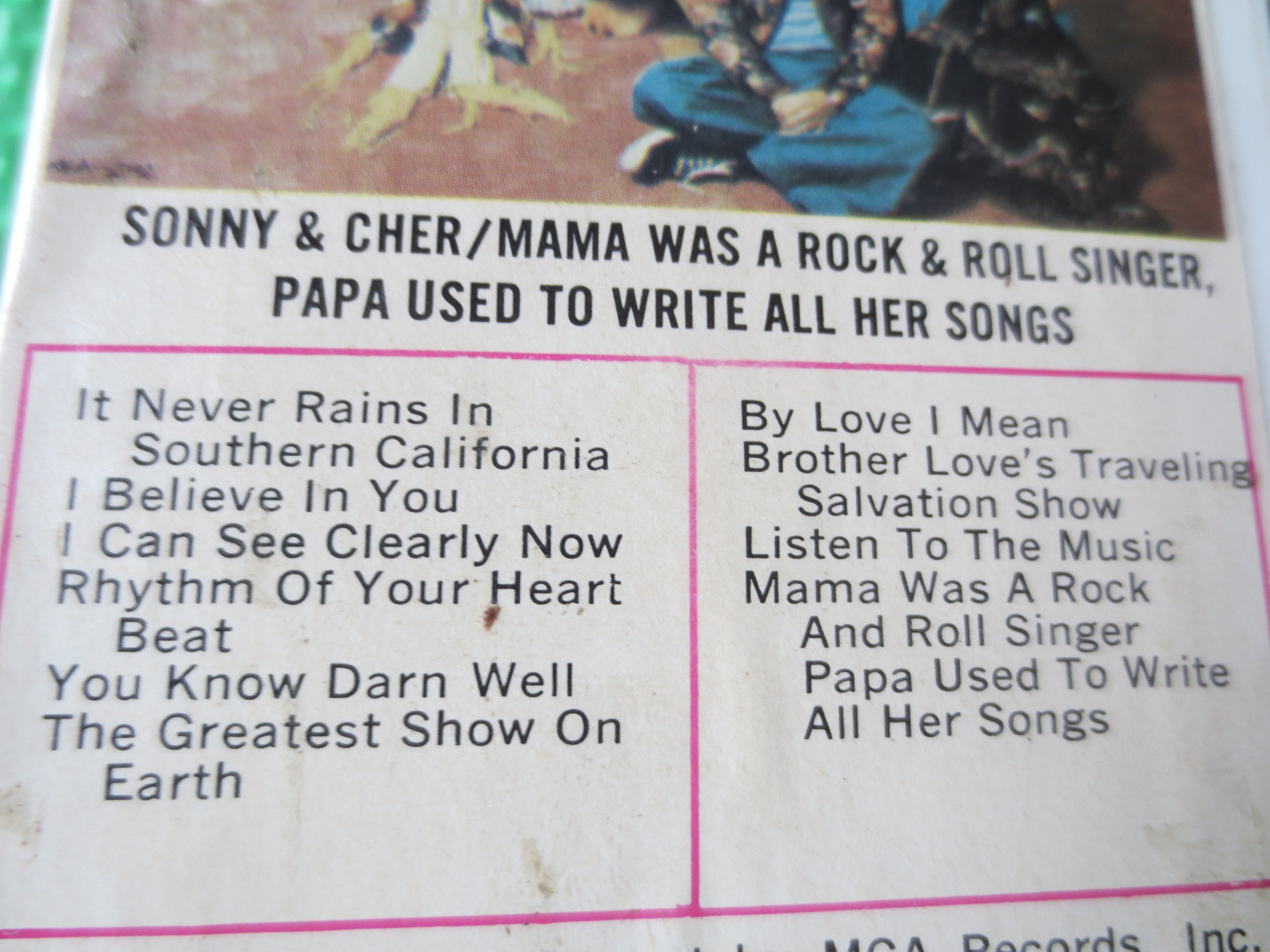 Sonny & Cher – Mama Was a Rock and Roll Singer (1973) Cassette